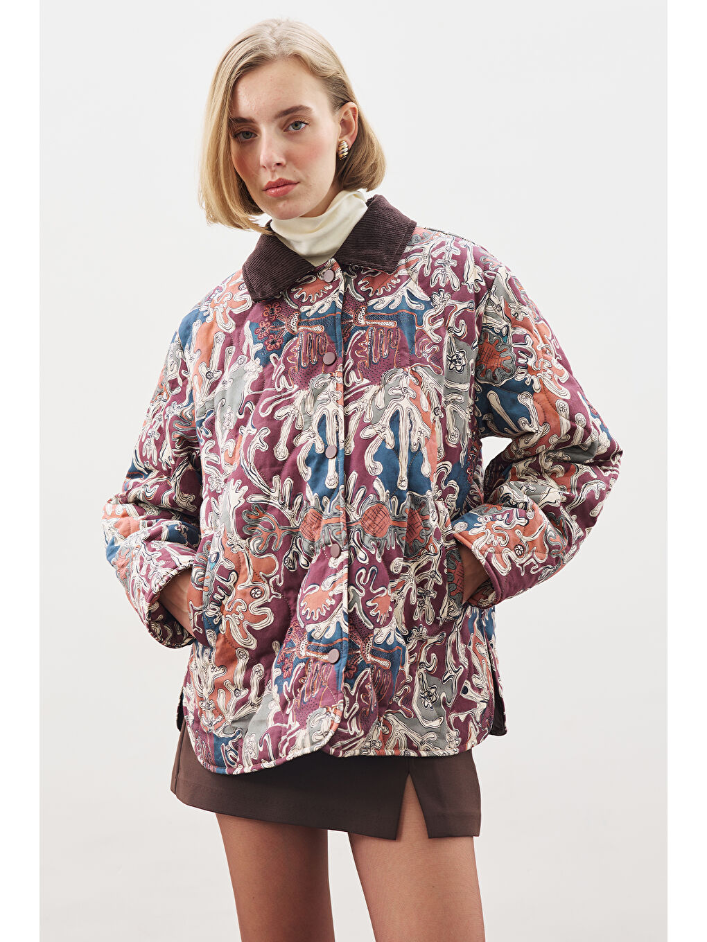 Kapitoneli Desenli Mont Bordo-3