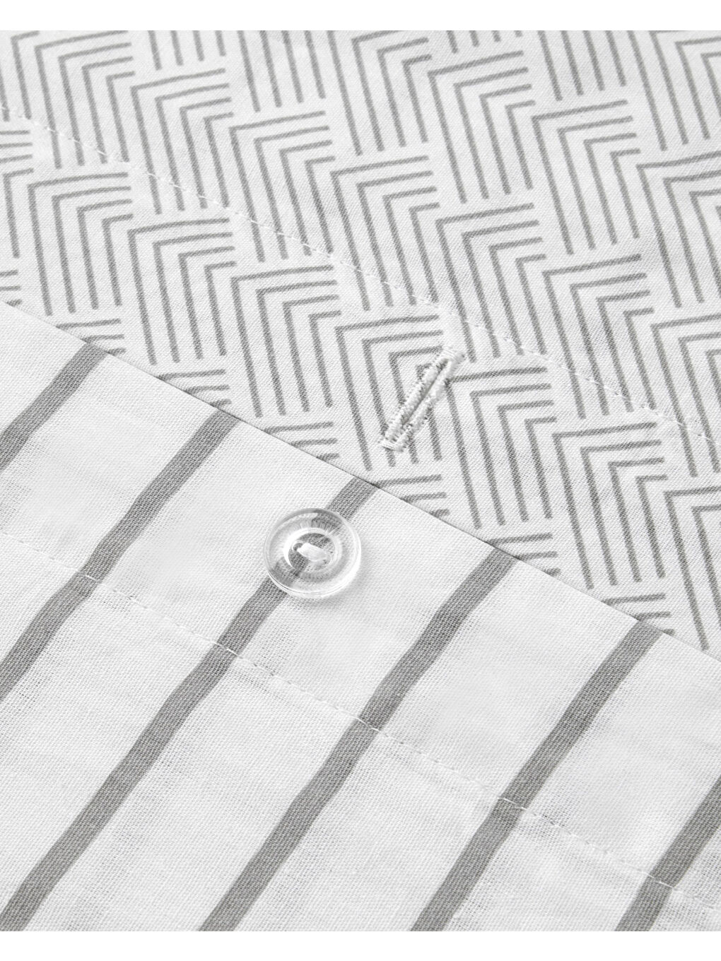 Gri Endless Journey Pamuklu Çift Kişilik Nevresim Seti 200x220 cm Taş Rengi-5