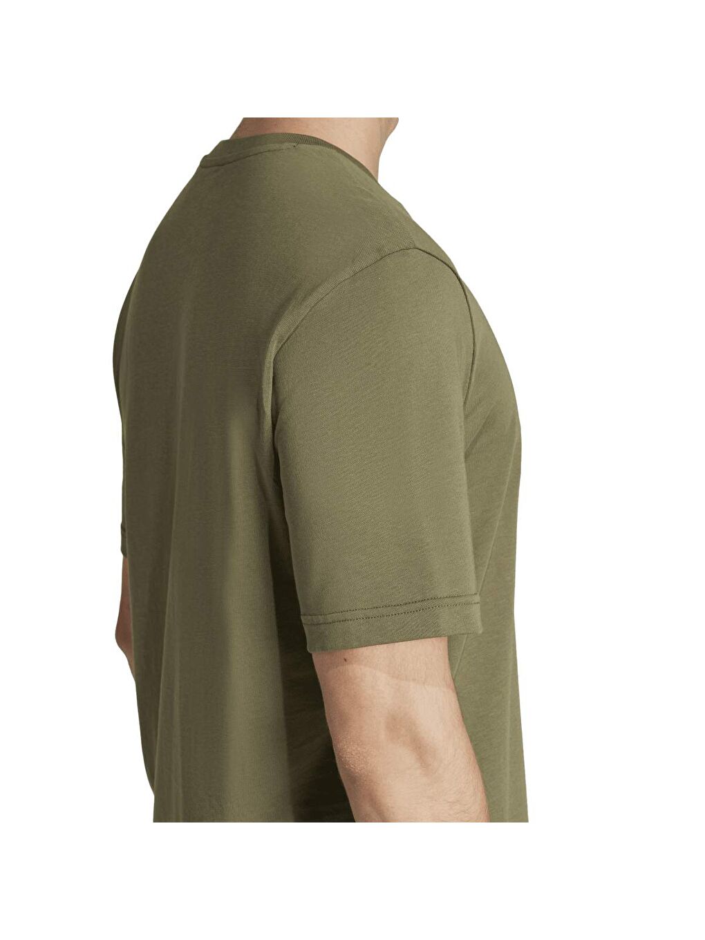 C Camo Logo T Erkek Haki Yuvarlak Yaka Tişört-3