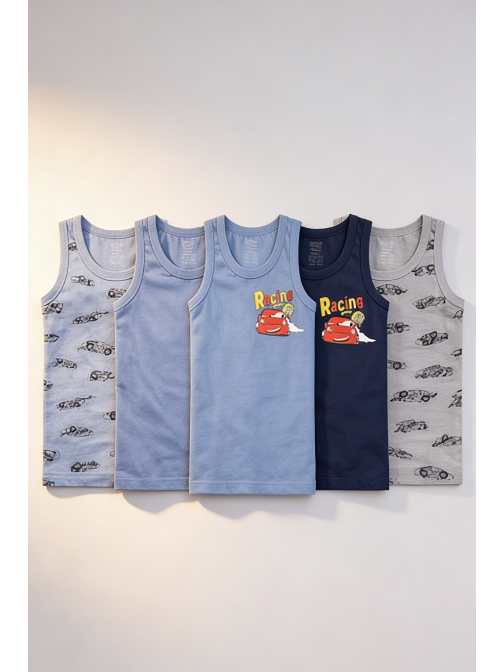 Karışık Erkek Çocuk 5'Li Arabalı Atlet