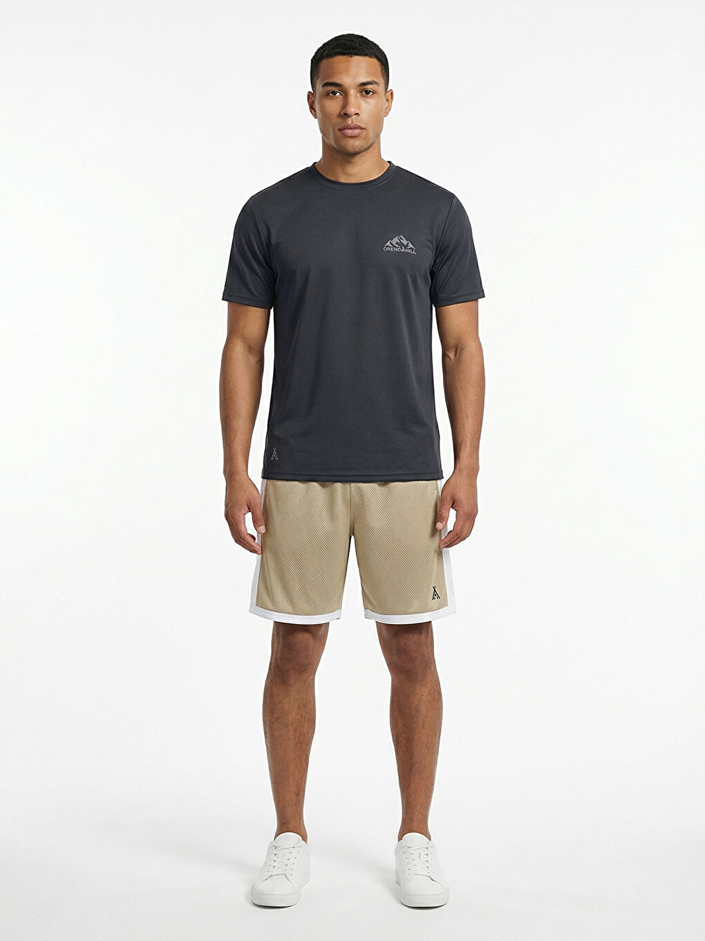 Bej Activewear Erkek Plain Short-1