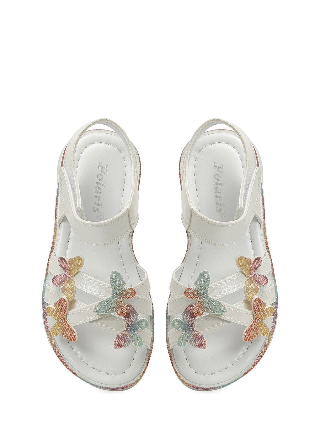 BRUCO.P6FX Beyaz Kız Çocuk Sandalet-3