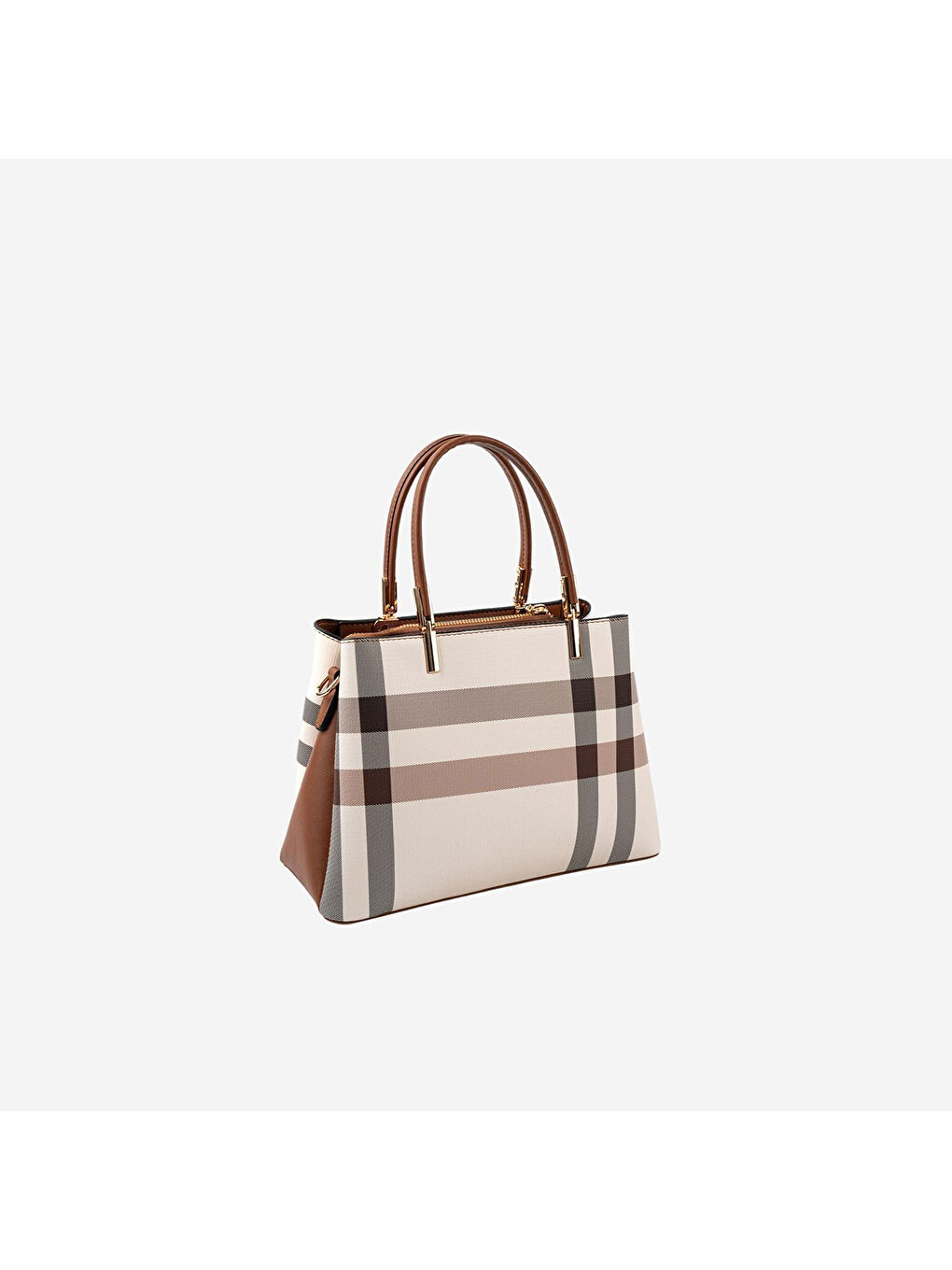 Karışık Kadın SP1098-MK48 SILVER POLO Omuz Çantası Krem-Taba-2