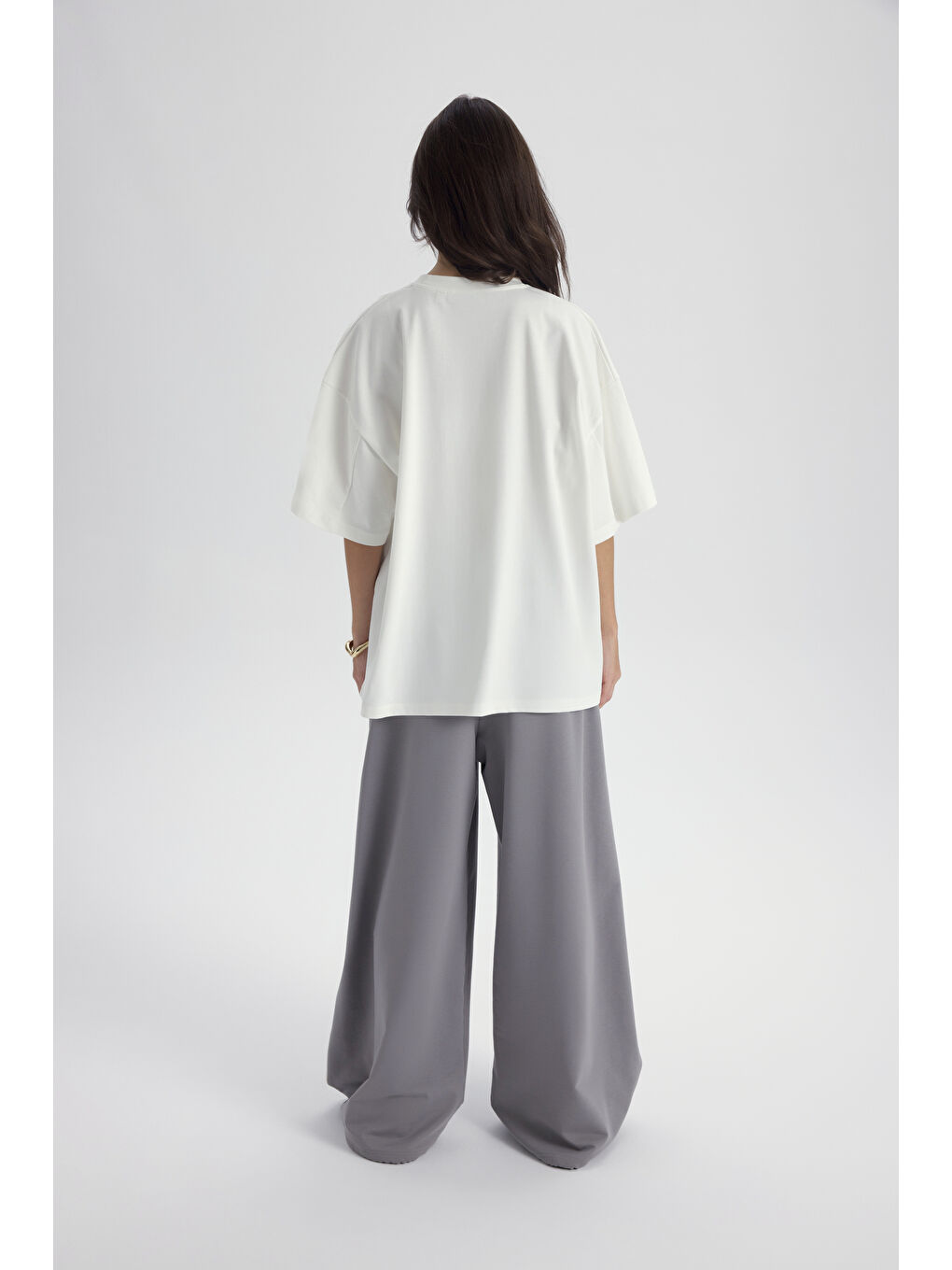 Gri Arles Duman T-Shirt Eşofman Takım-4