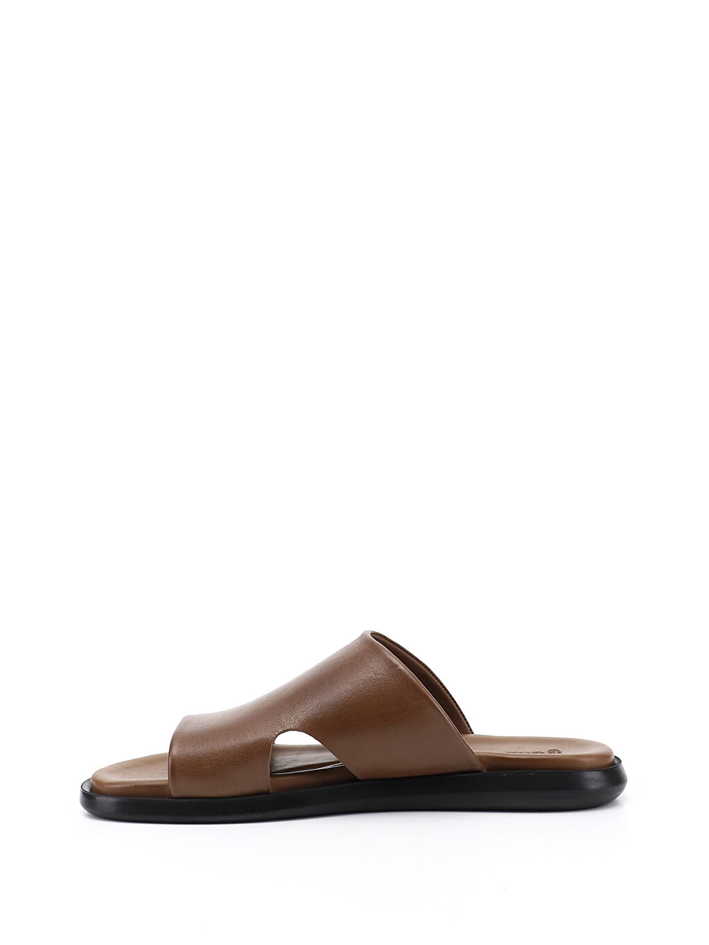 Kahverengi Erkek KAHVERENGİ Hakiki Deri Terlik-3