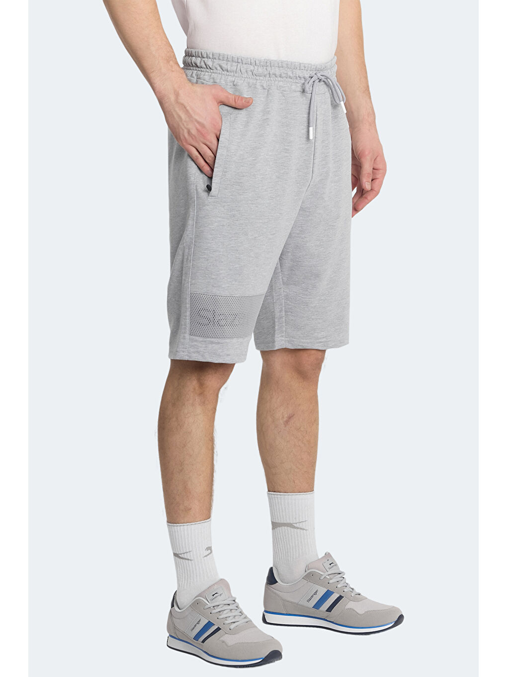 SLAZENGER NUKA Erkek Şort Gri - 2