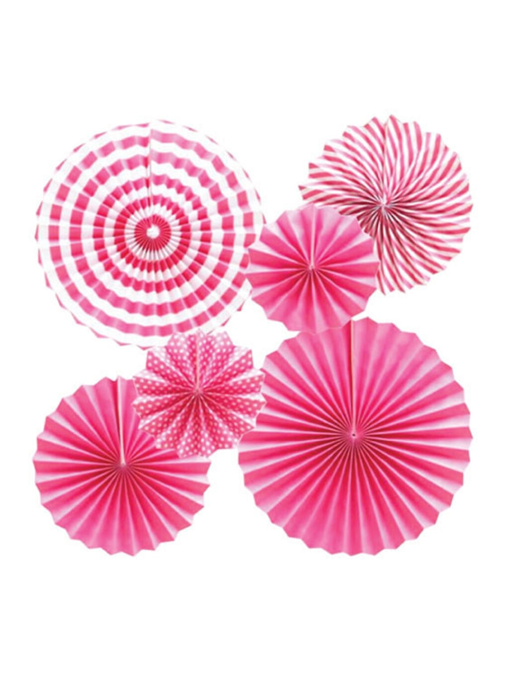 Pembe  Yuvarlak Dekoratif Parti Süsü