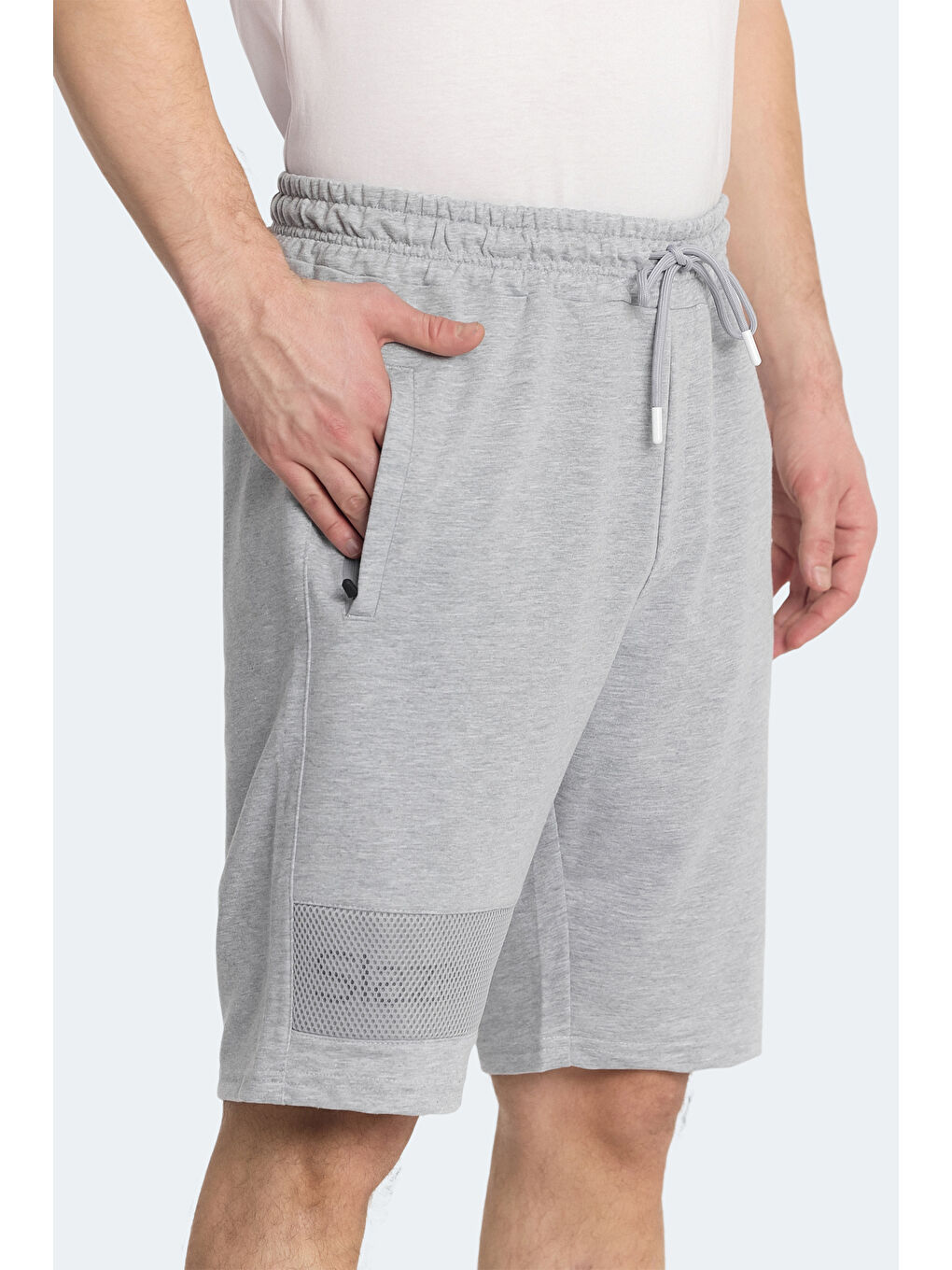 SLAZENGER NUKA Erkek Şort Gri - 4