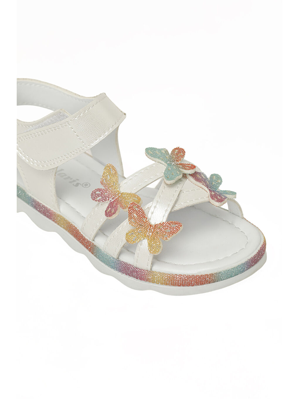 BRUCO.P6FX Beyaz Kız Çocuk Sandalet-6