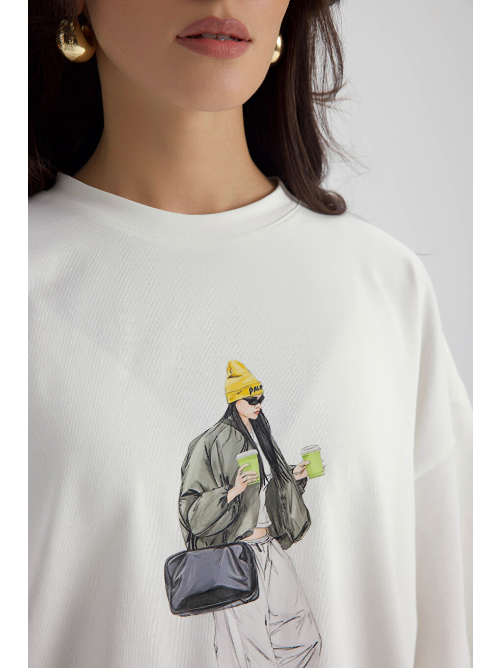 Gri Arles Duman T-Shirt Eşofman Takım-6