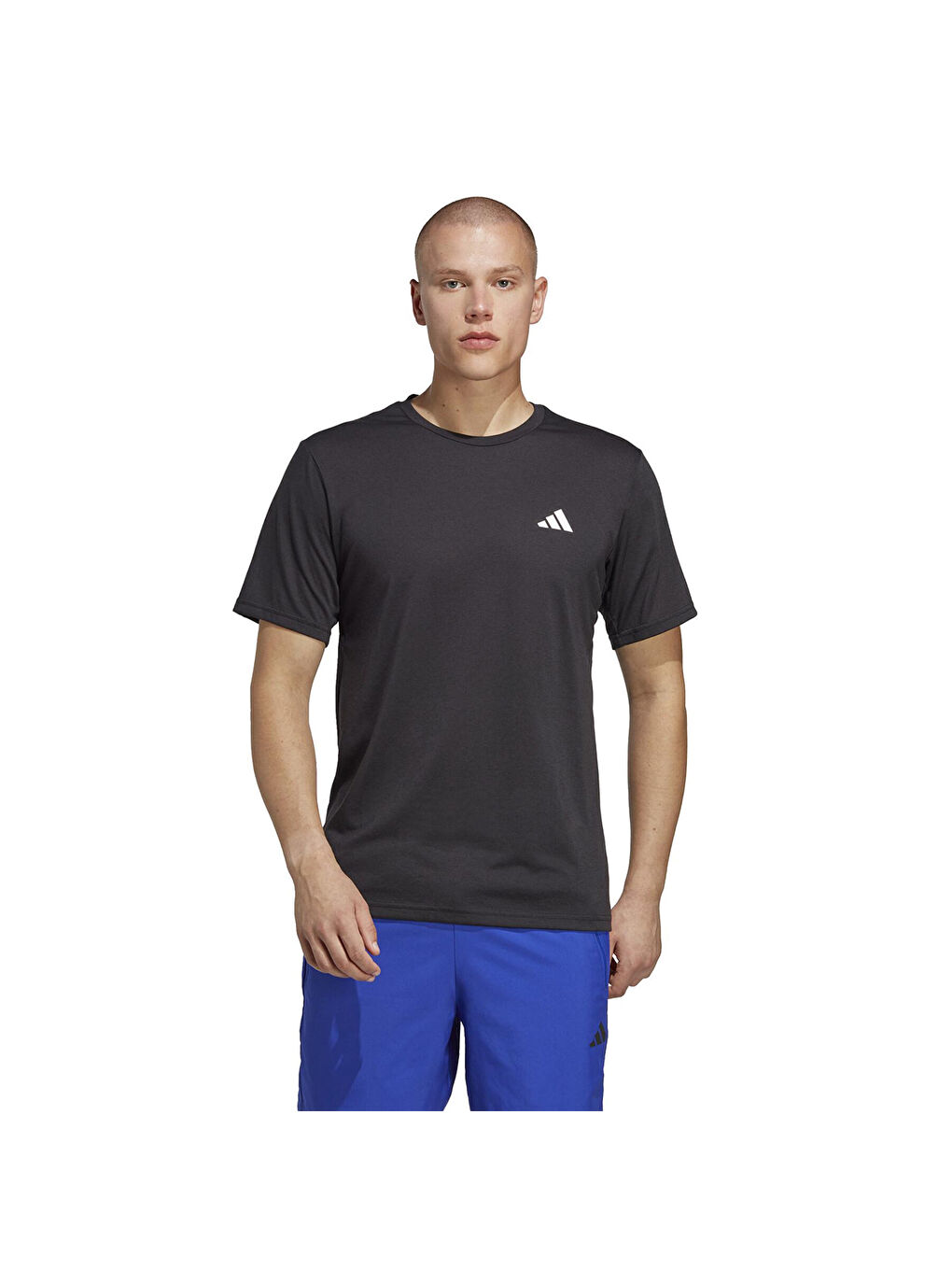 Training Essentials Comf Erkek Siyah Yuvarlak Yaka Tişört