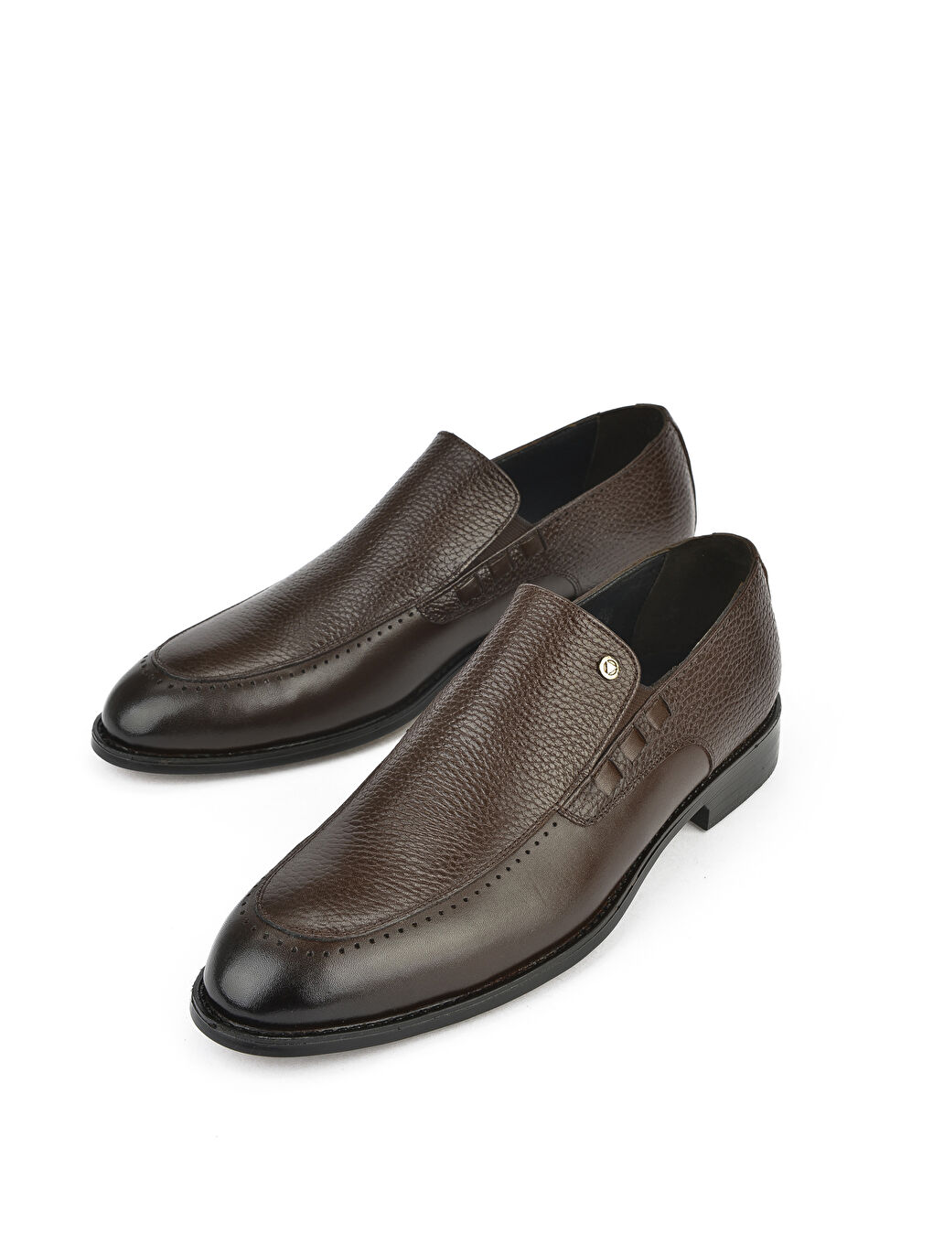 Kahverengi Erkek Hakiki Deri Klasik Ayakkabı 15148Z090 Kahve