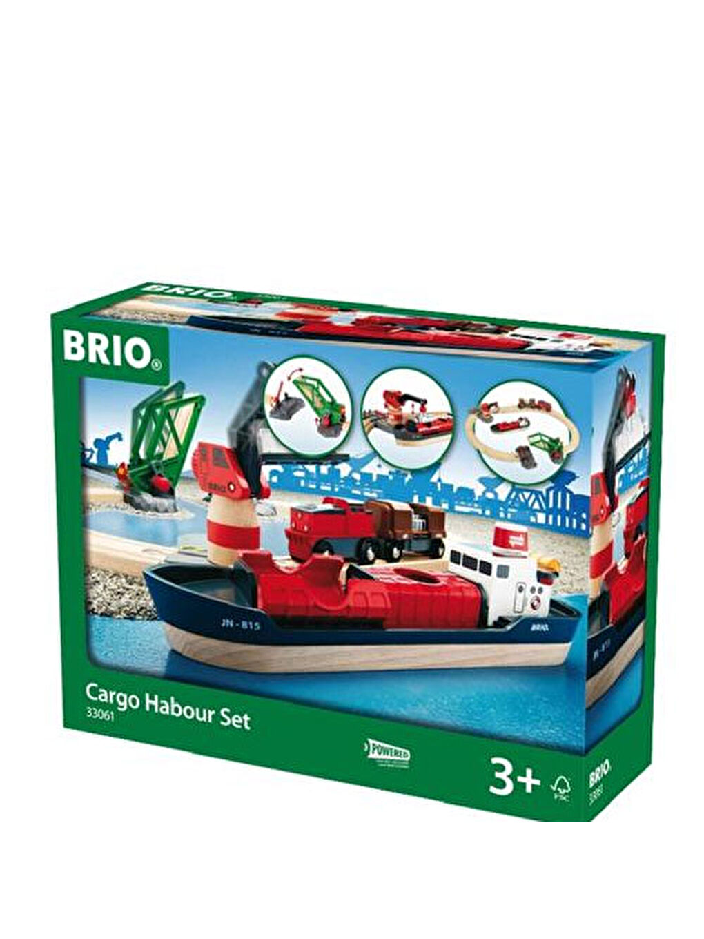 BRIO Renksiz Kargo Limanı Seti ABR3306