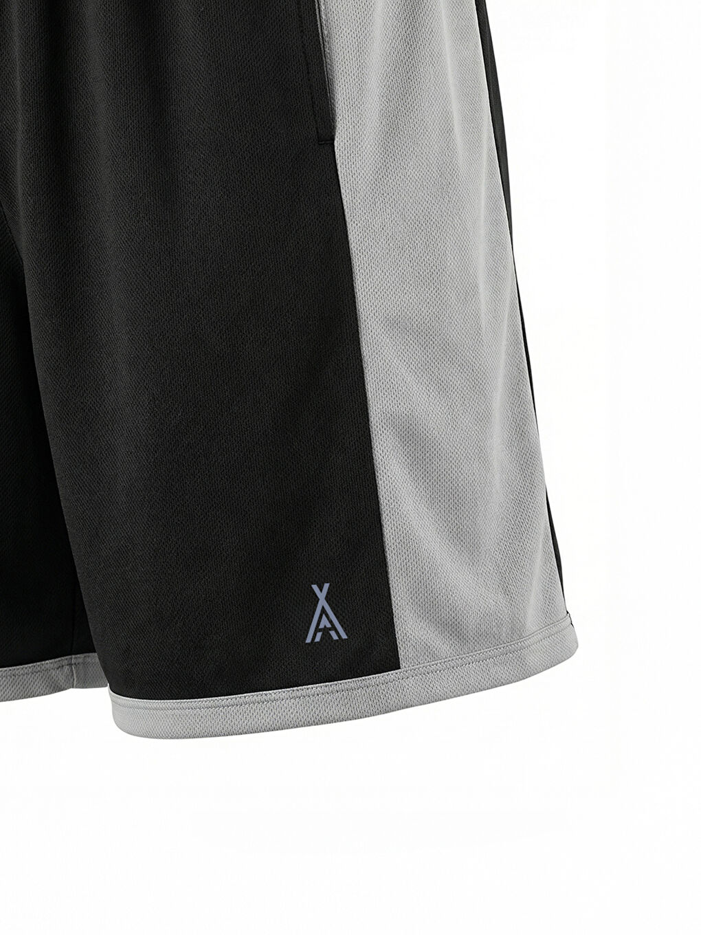 Siyah ORENDAHILL Erkek Spor Şort Hızlı Kuruyan Esnek Regular Fit Gym Cepli Yan Çizgi Detaylı Activewear-3