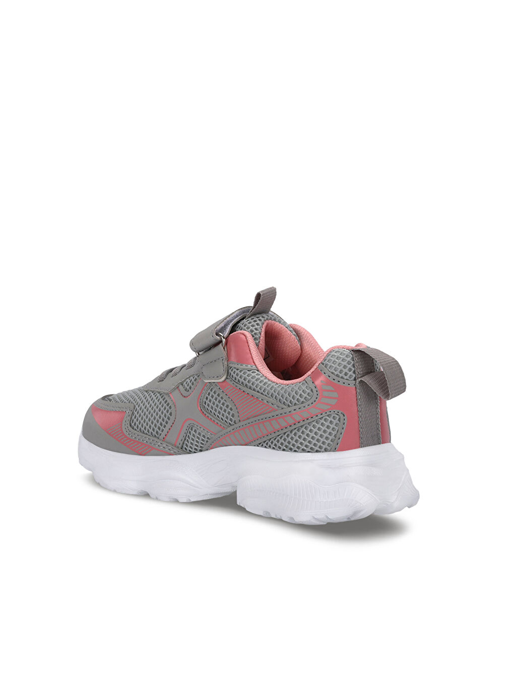 FAST TRACK I Kız Çocuk Cırt Cırtlı Gri / Pembe Günlük Spor Ayakkabısı-2