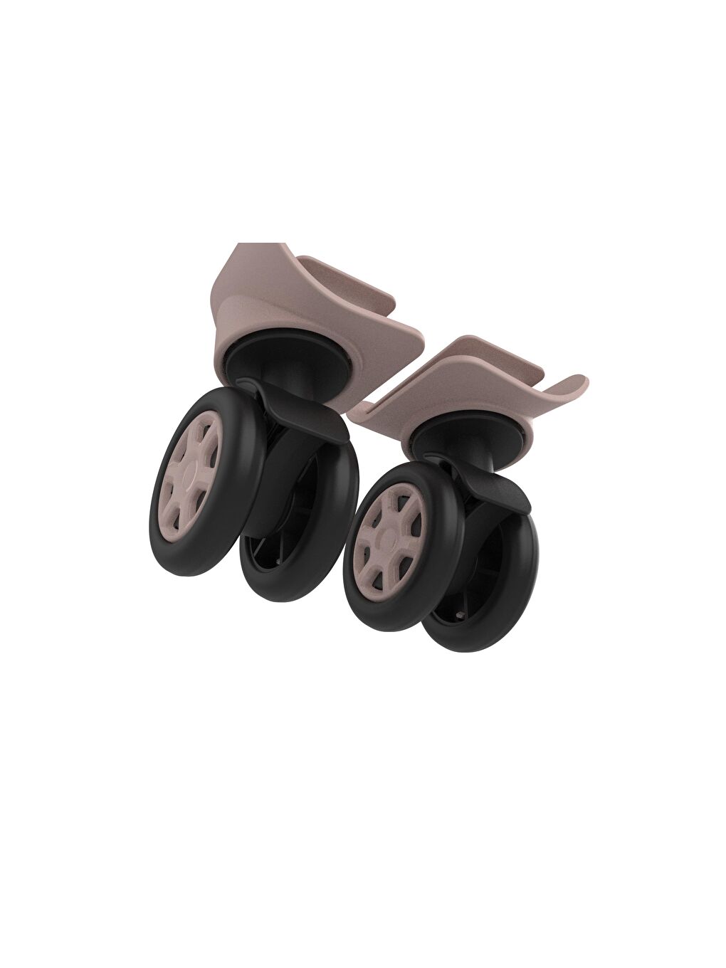 Pembe PP Valiz Tekerleği Sağ ve Sol Pudra Renk-2