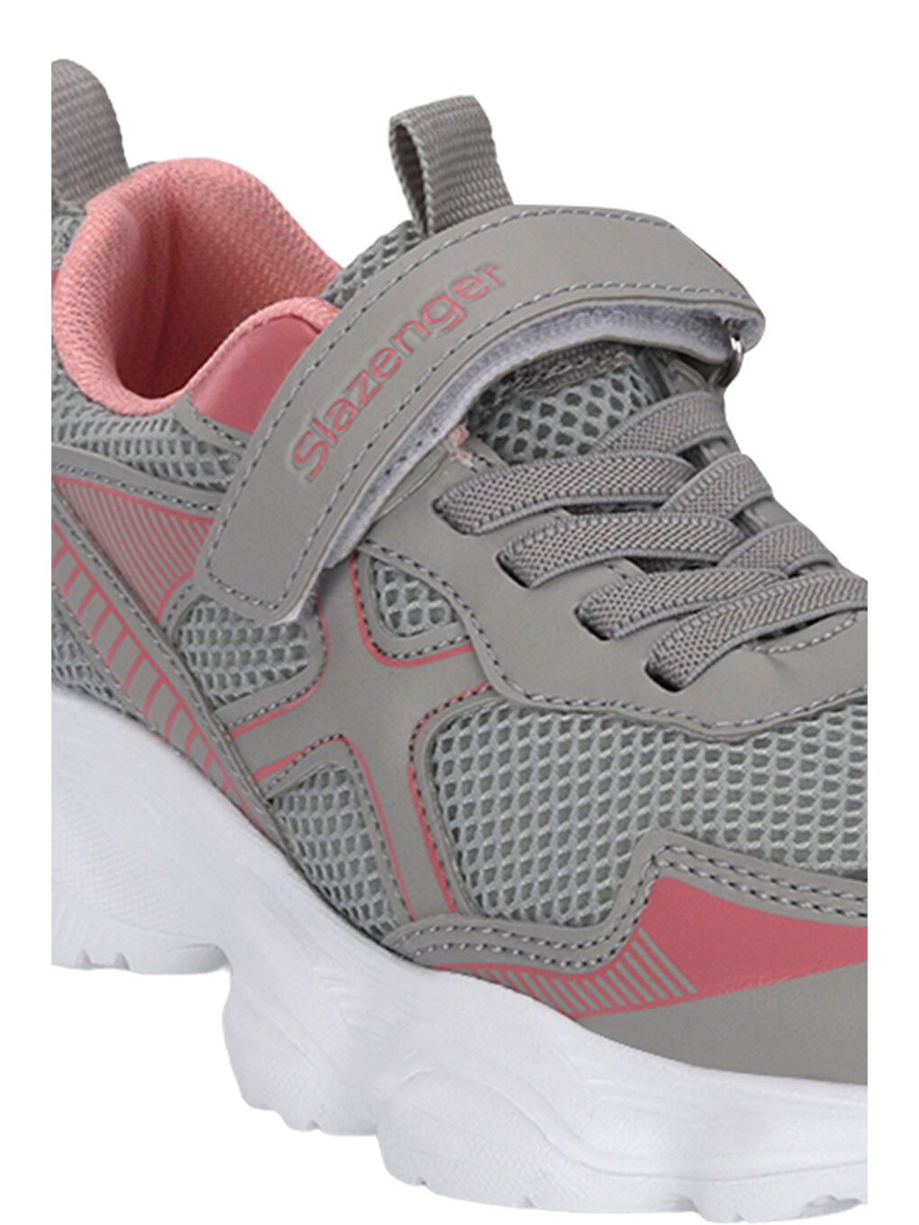 FAST TRACK I Kız Çocuk Cırt Cırtlı Gri / Pembe Günlük Spor Ayakkabısı-3