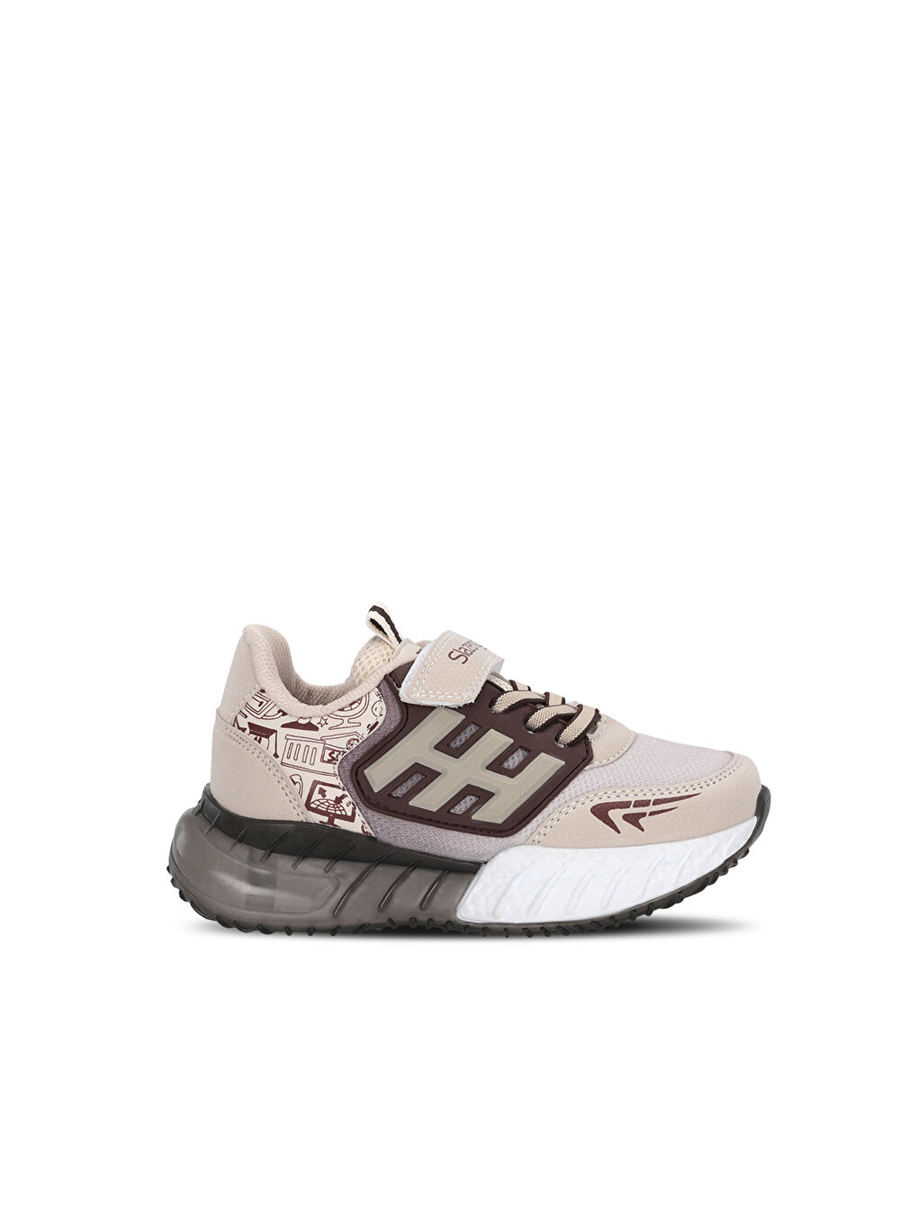 Kahverengi ENZO P Unisex Çocuk Bej / Kahve Günlük Spor Ayakkabısı