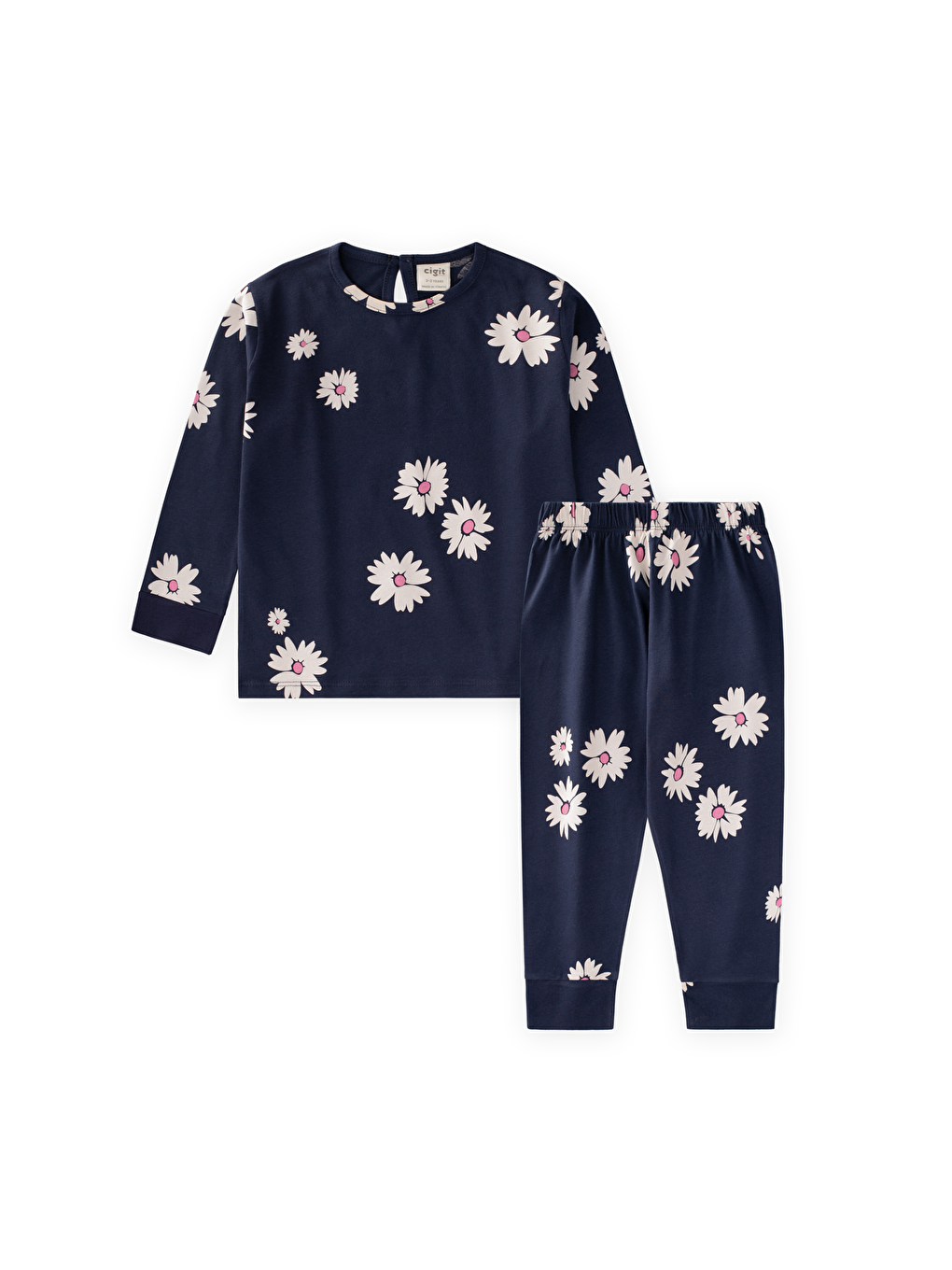 Pijama Takım 2-9 Yaş Lacivert