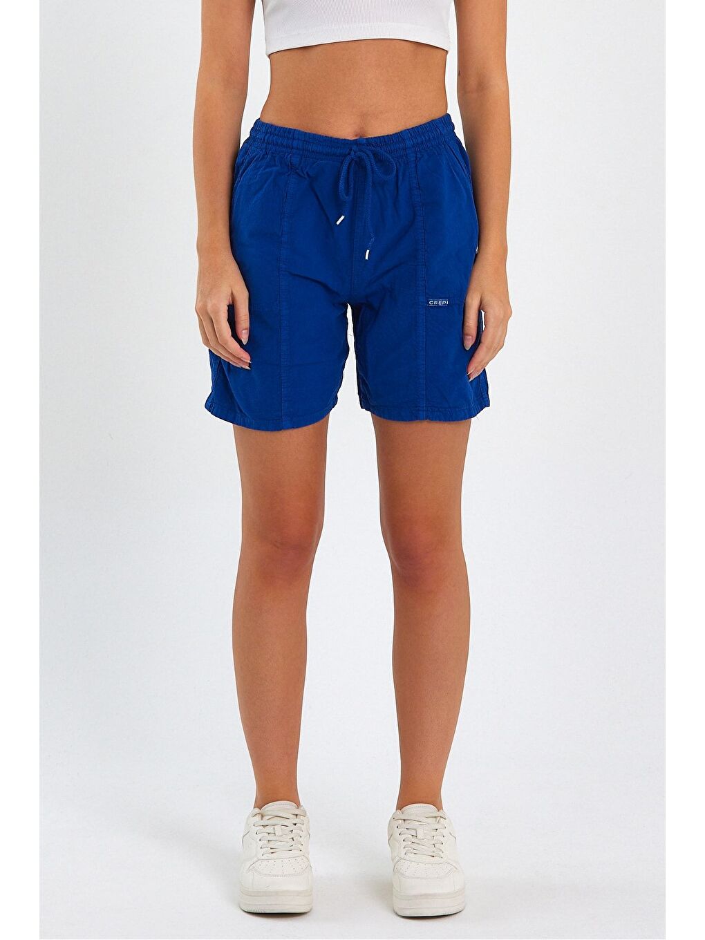 İndigo Kadın Indigo Rahat Kesim Keten Şort