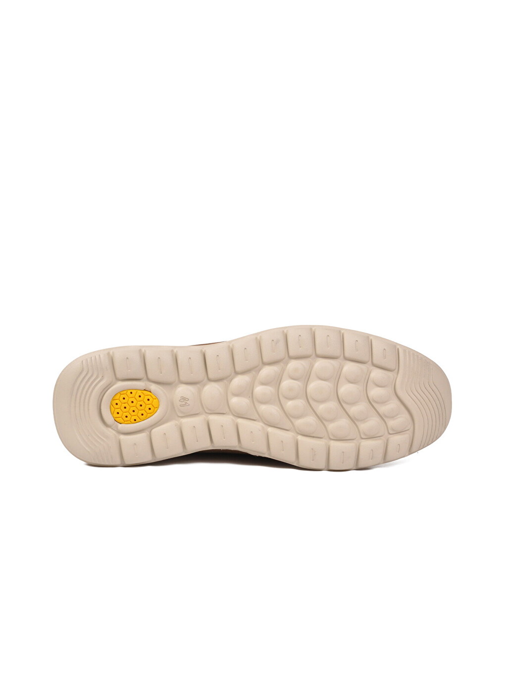 Ekru Kum Nubuk Hakiki Deri Anatomik Hafızalı Rahat Taban Erkek Casual Ayakkabı Loafer M732-4