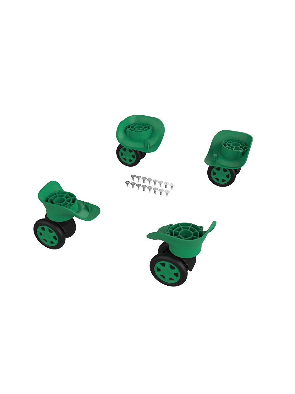 ABS Valiz Tekerleği Çift Teker Yeşil Renk