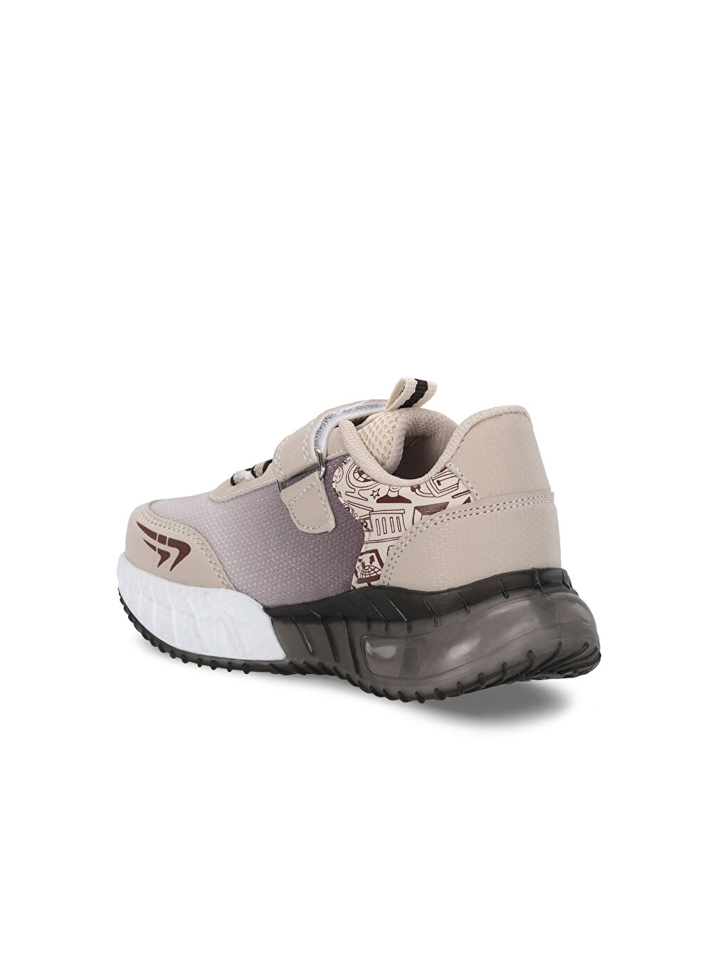 Kahverengi ENZO P Unisex Çocuk Bej / Kahve Günlük Spor Ayakkabısı-2