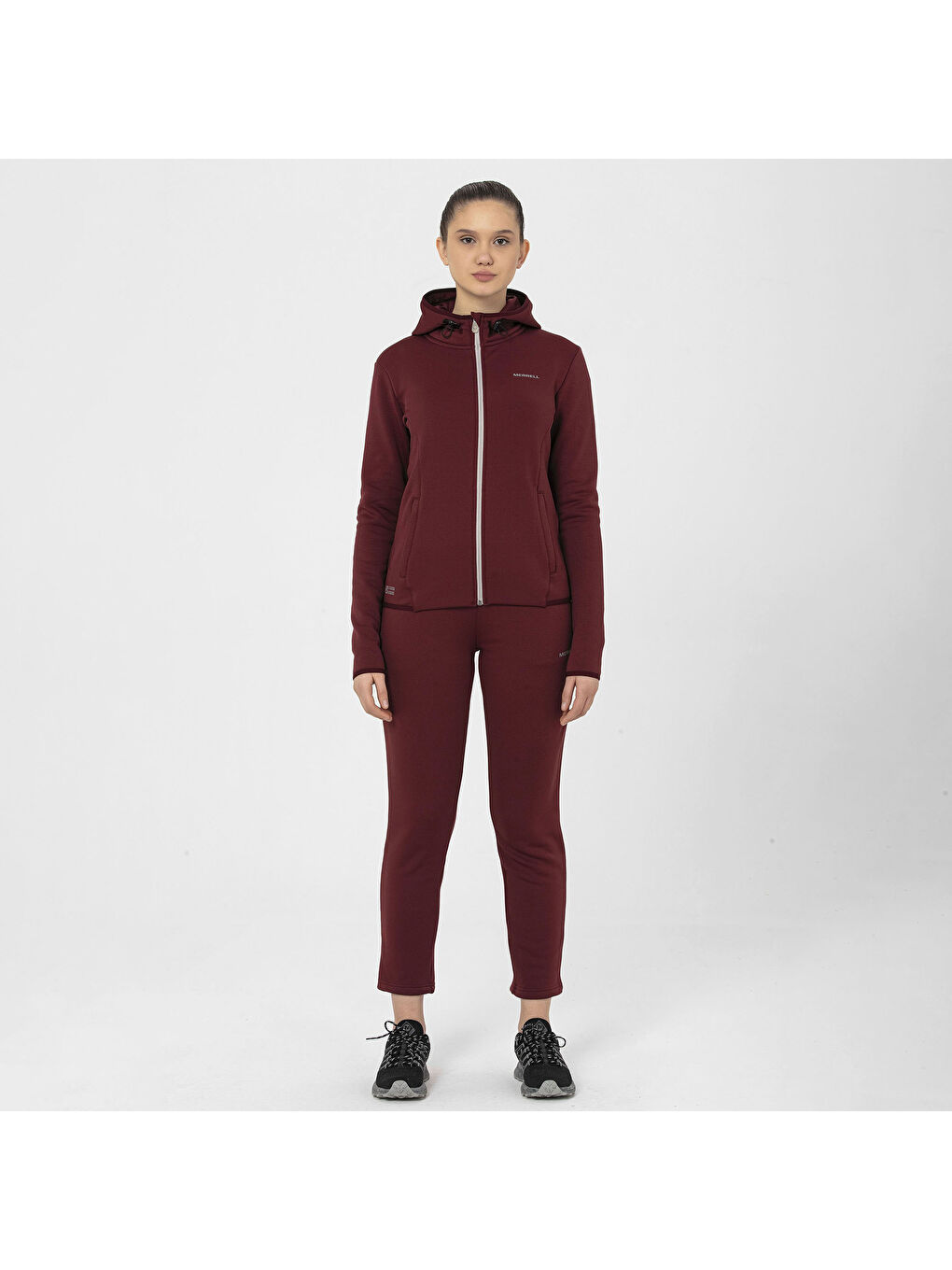 Siyah Edge Kadın Kırmızı Eşofman-5