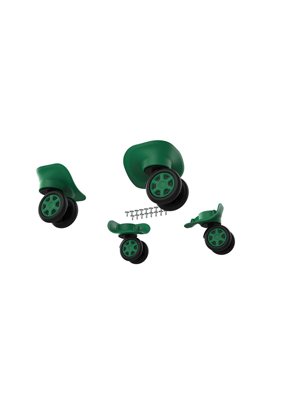 ABS Valiz Tekerleği Çift Teker Yeşil Renk-1