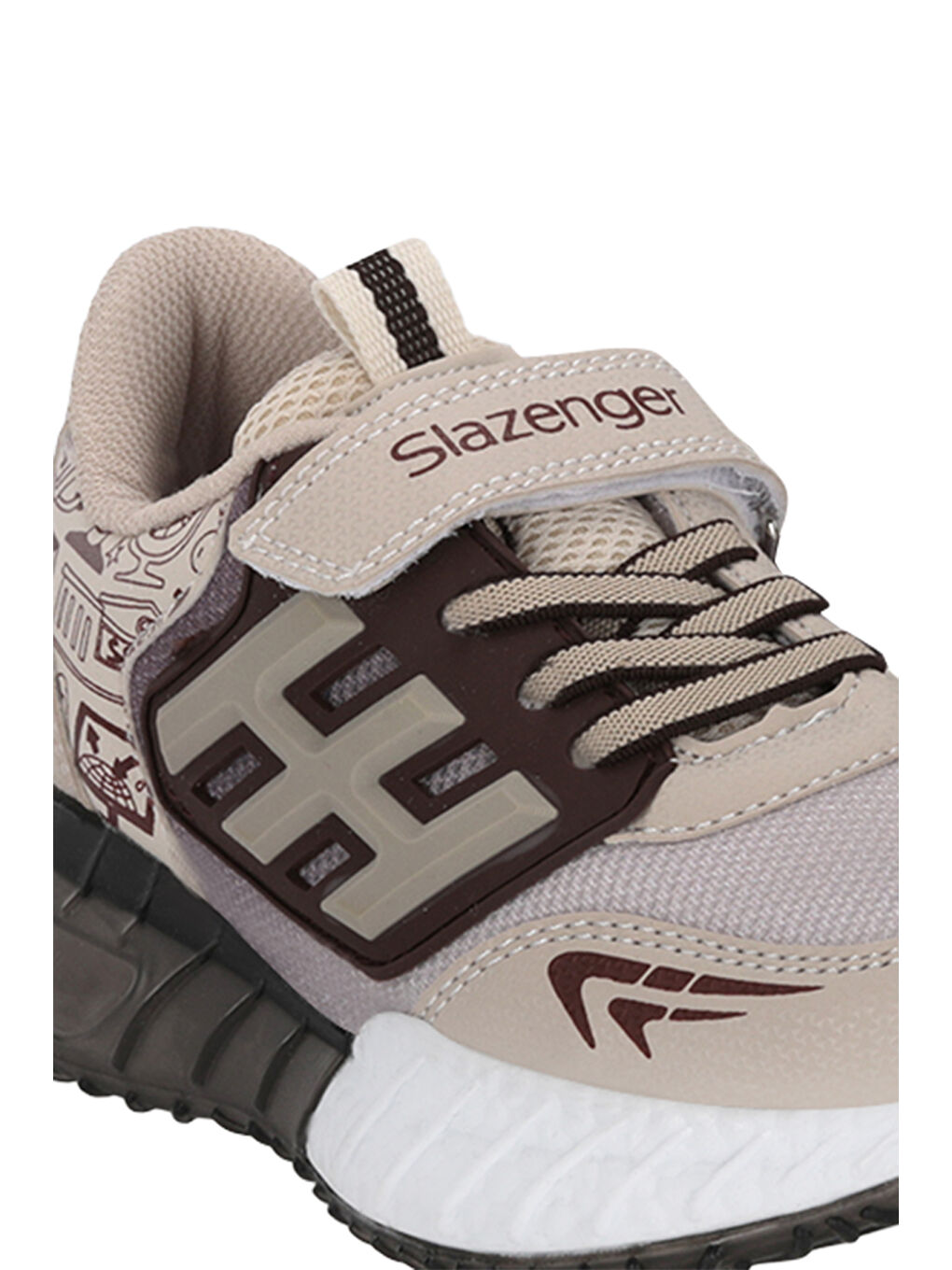 Kahverengi ENZO P Unisex Çocuk Bej / Kahve Günlük Spor Ayakkabısı-3