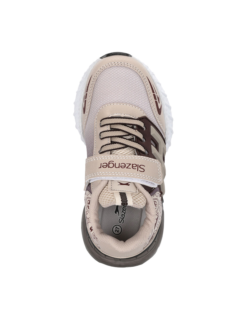 Kahverengi ENZO P Unisex Çocuk Bej / Kahve Günlük Spor Ayakkabısı-4