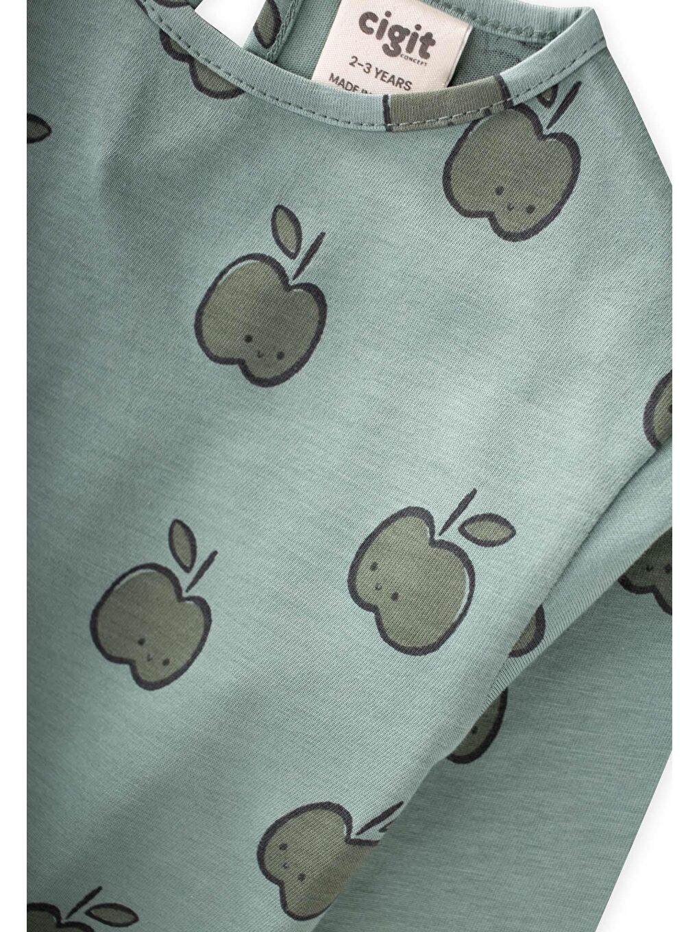 Pijama Takım 2-9 Yaş Yeşil-2