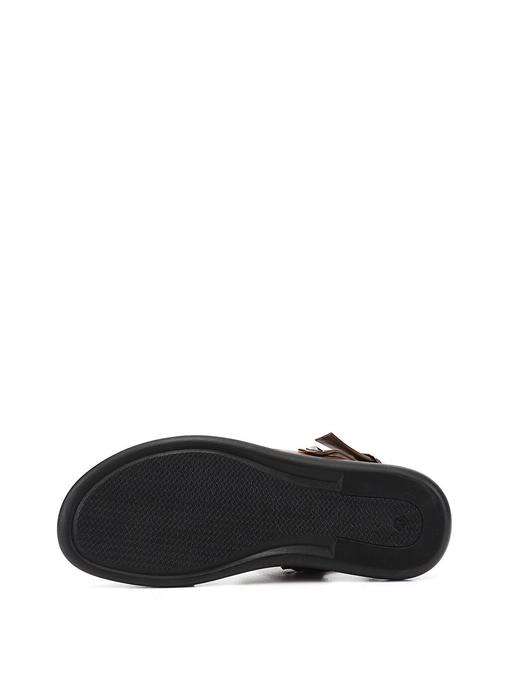 Kahverengi Erkek KAHVERENGİ Tokalı Hakiki Deri Comfort Sandalet-3