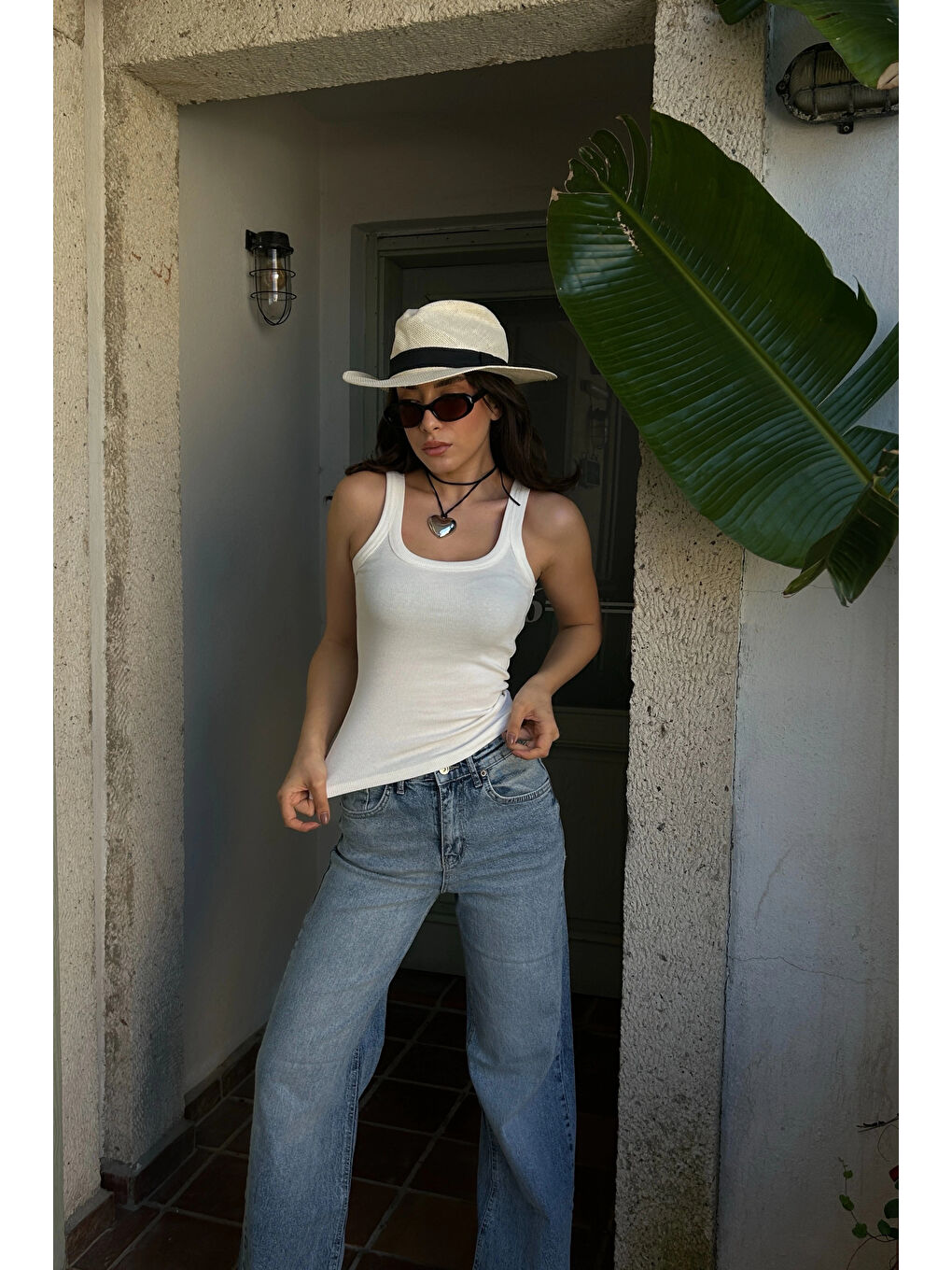 Kadın Beyaz Basic Atlet 1017-0162-1