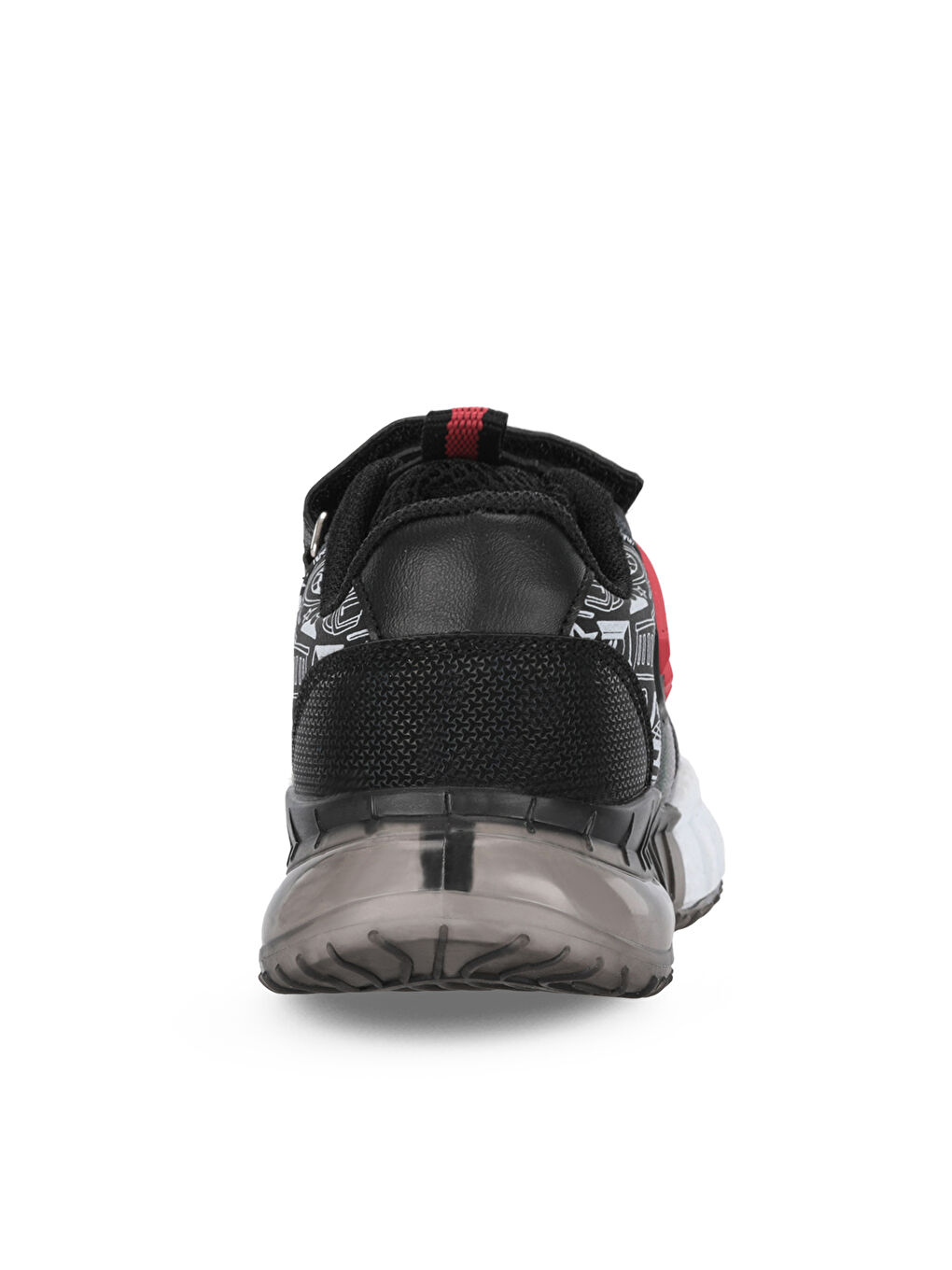 ENZO P Unisex Çocuk Siyah / Kırmızı Günlük Spor Ayakkabısı-5