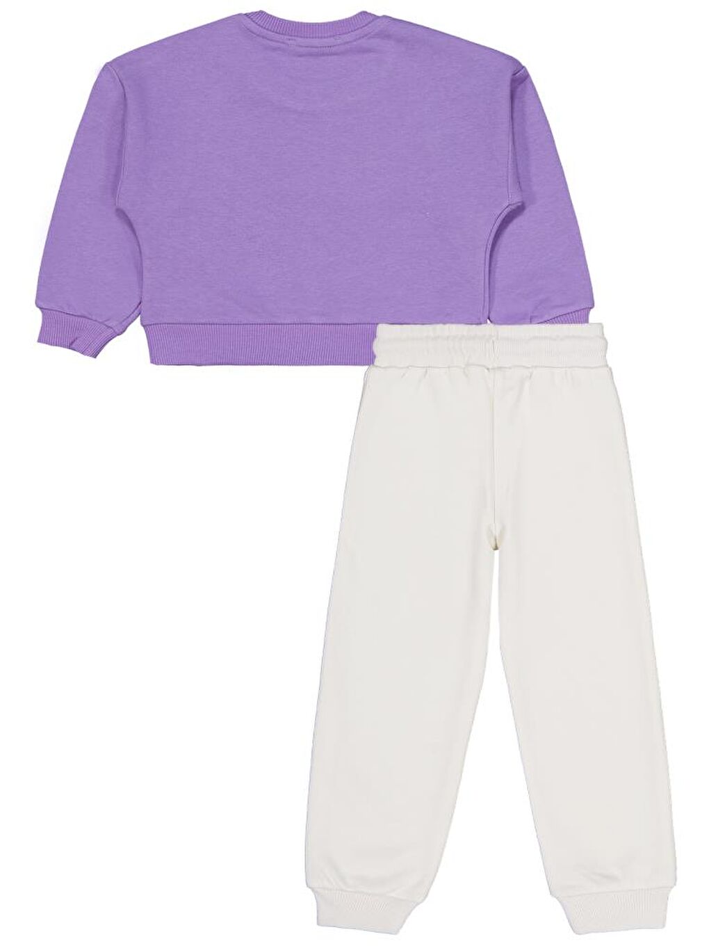 Mor Girls Brooklyn Baskılı 2-5 Yaş Eşofman Takımı - Lila 4-5 Yaş-2