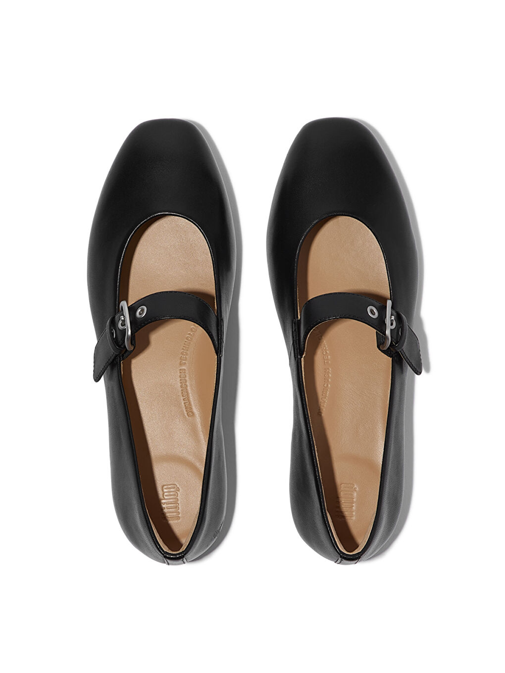 Siyah Kadın Babet E3D-090 / D07 DELICATO Soft Leather Mary Janes-2