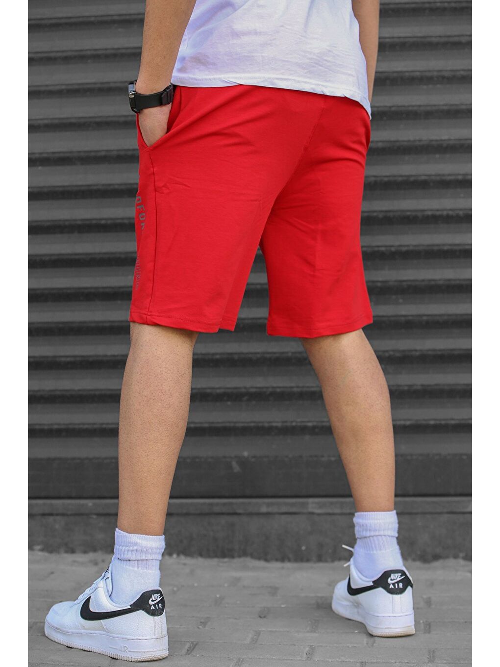 Kırmızı Kapri Şort 5403-5