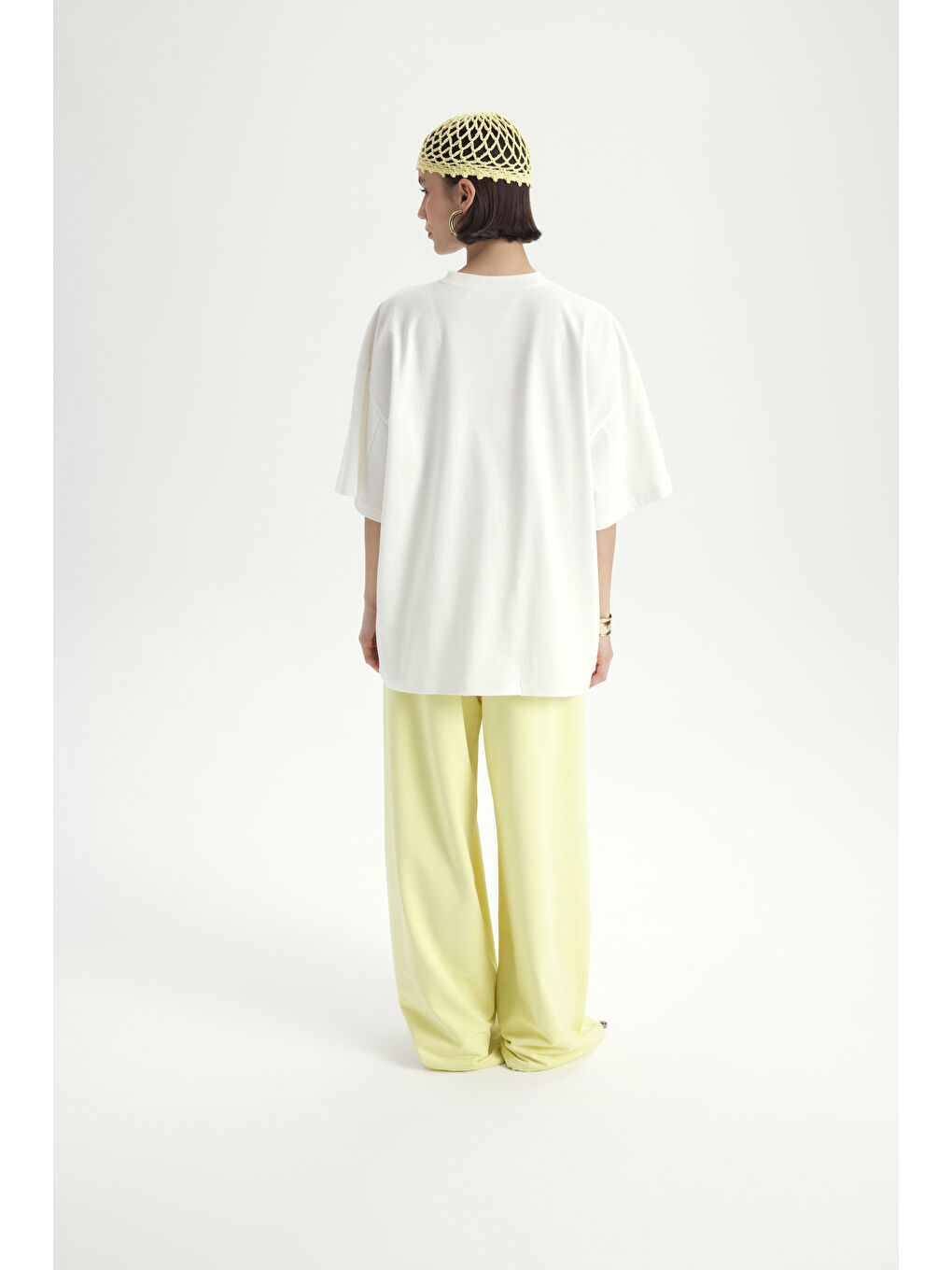 Arles Sarı T-Shirt Eşofman Takım-4