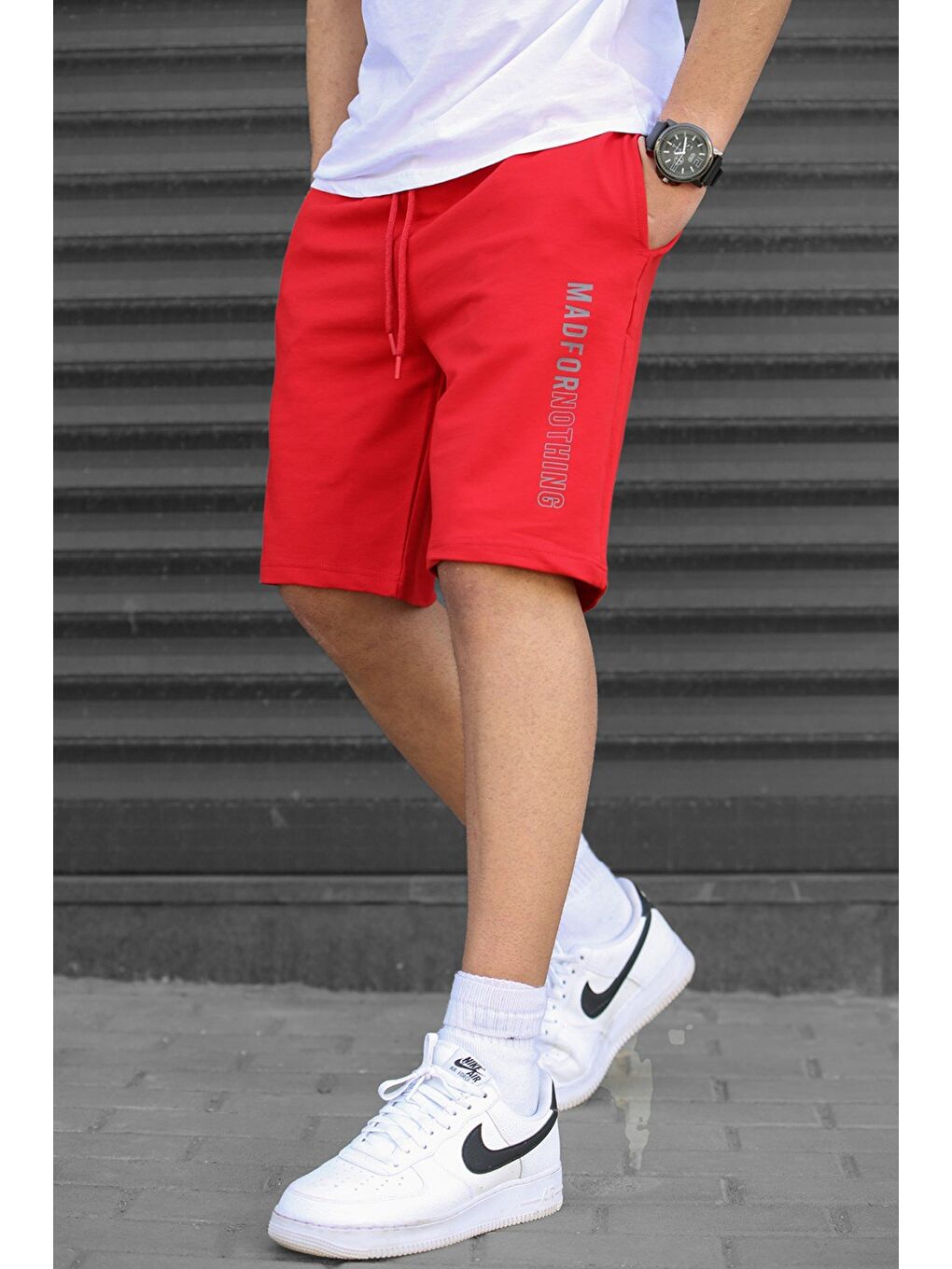Kırmızı Kapri Şort 5403-6