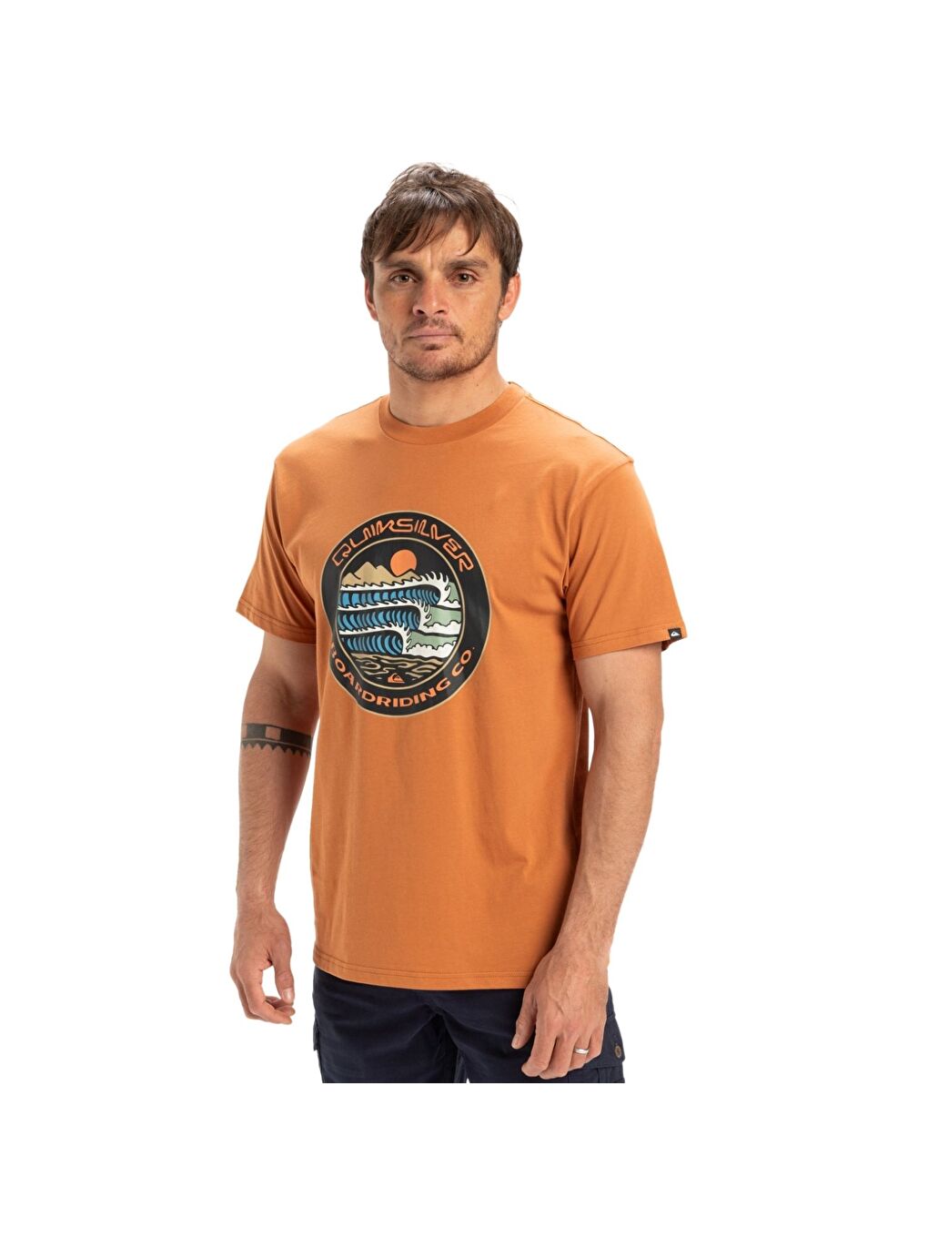 Kahverengi Ev Three Seas Erkek Tişört-1