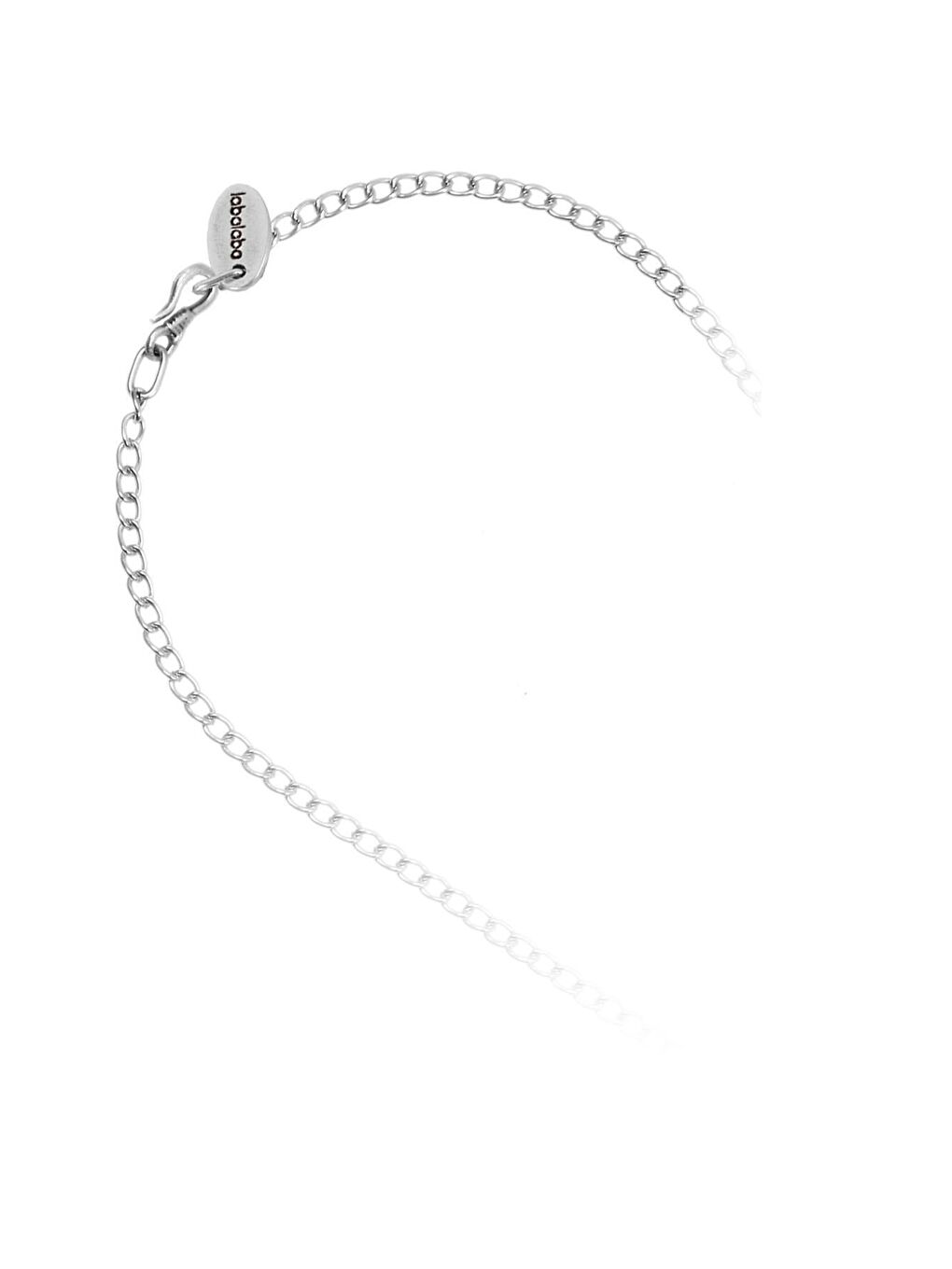 Gri Erkek Antik Gümüş Kaplama Kartal Simge Uçlu Kolye-2