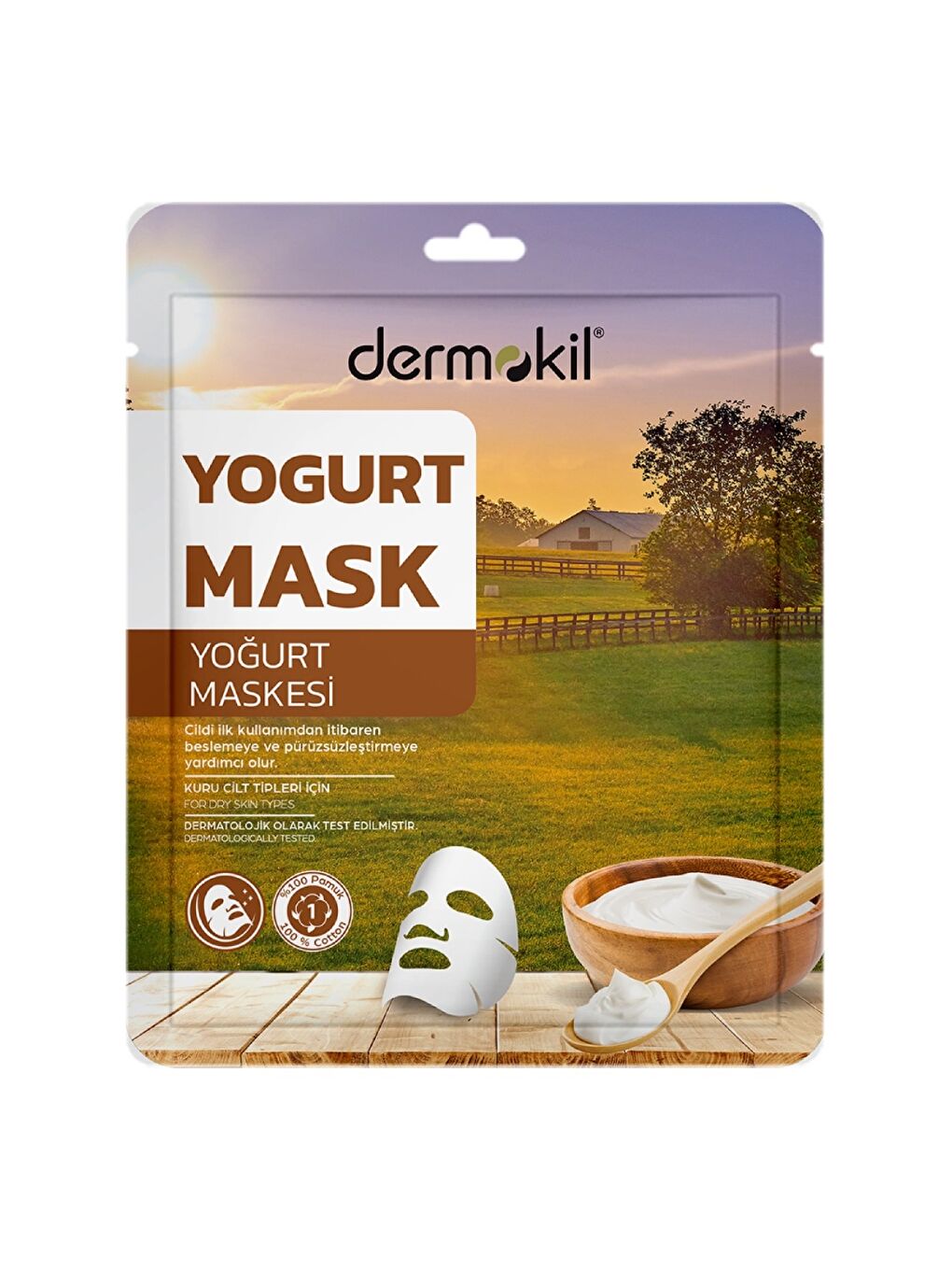 DERMOKIL Karışık Yoğurt Maskesi (Kuru Ciltler İçin) 20 g