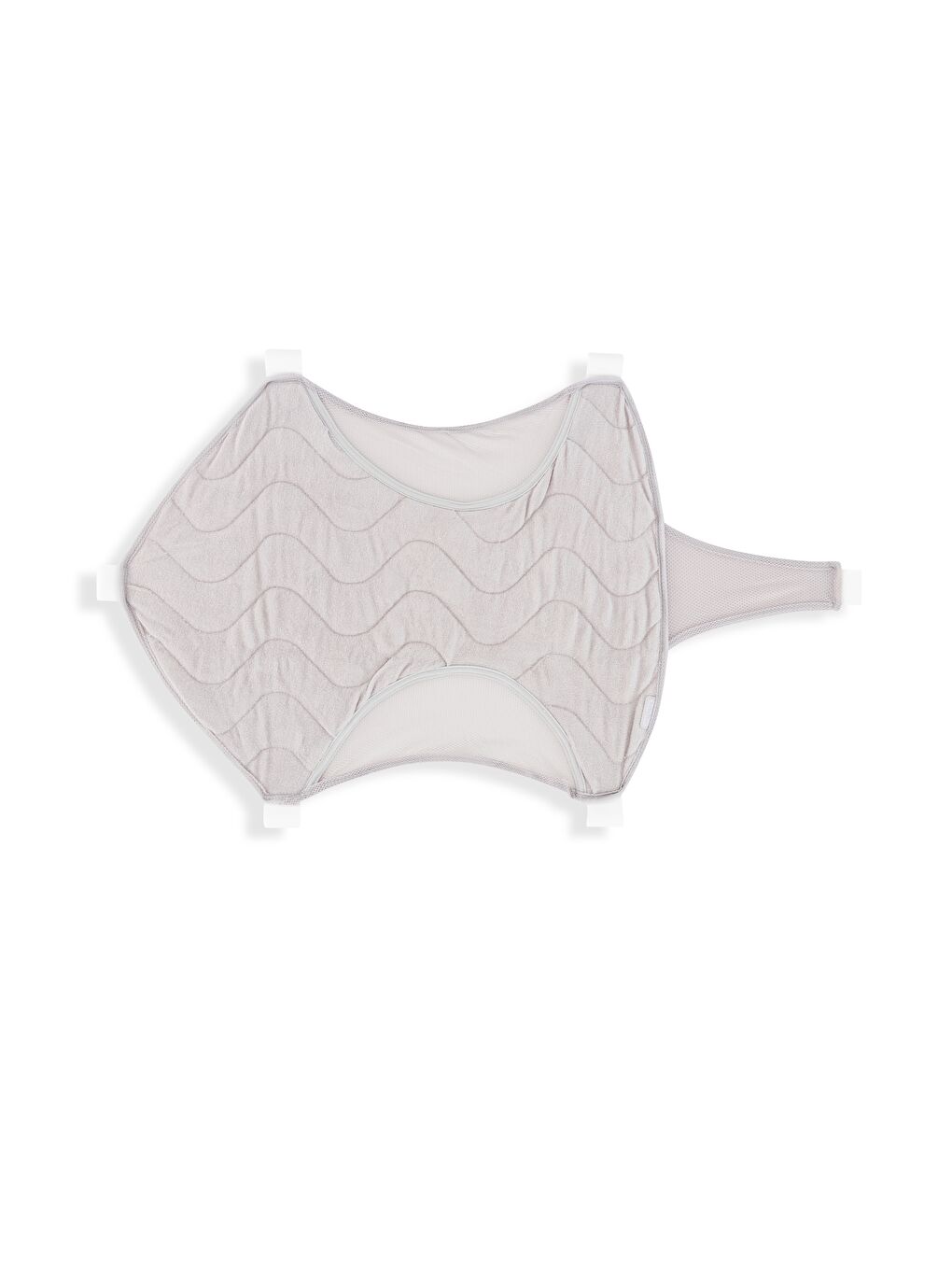 044 Bebek Banyo Filesi Havlu Gri-2