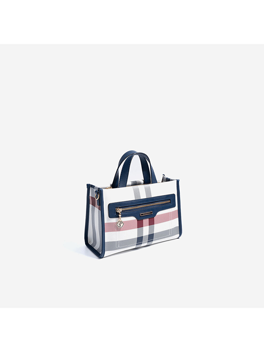 Karışık Kadın SP1271-MK3 SILVER POLO El ve Kol Çantası Beyaz-Lacivert-1