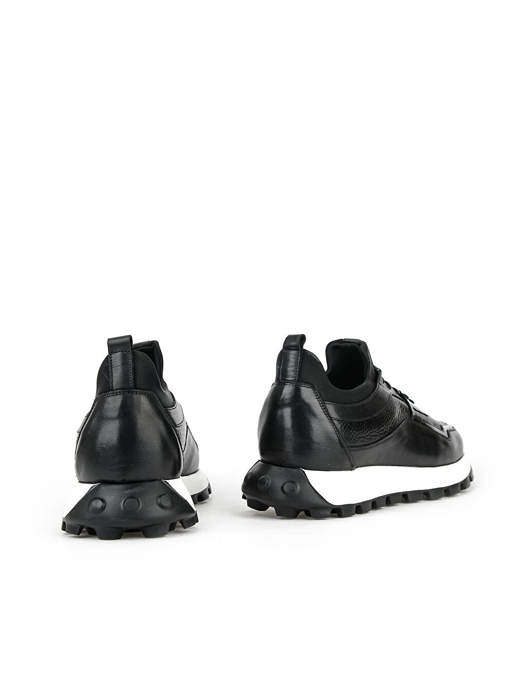 Erkek Hakiki Deri Ayakkabı 153745Z24224 Siyah-2