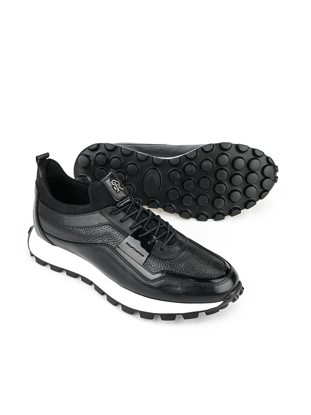 Erkek Hakiki Deri Ayakkabı 153745Z24224 Siyah-3