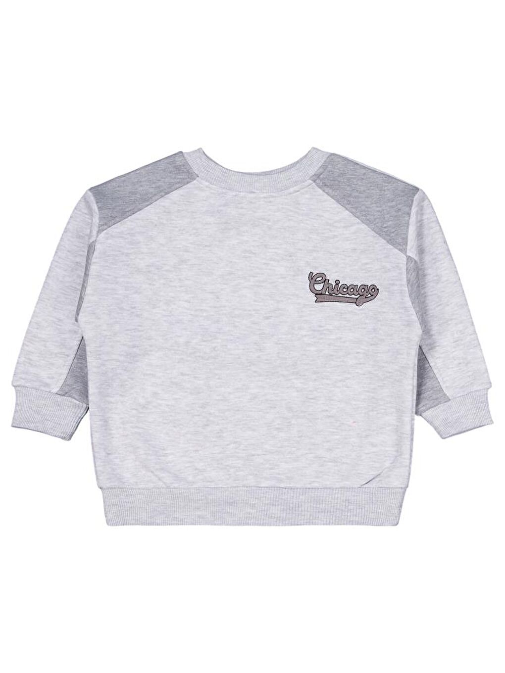 Boys Chıcago Nakışlı 2-5 Yaş Eşofman Takımı - Gri 4-5 Yaş-2