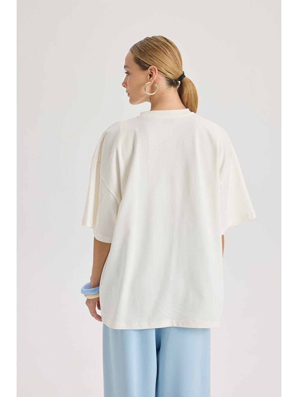 Arles Mavi T-Shirt Eşofman Takım-4