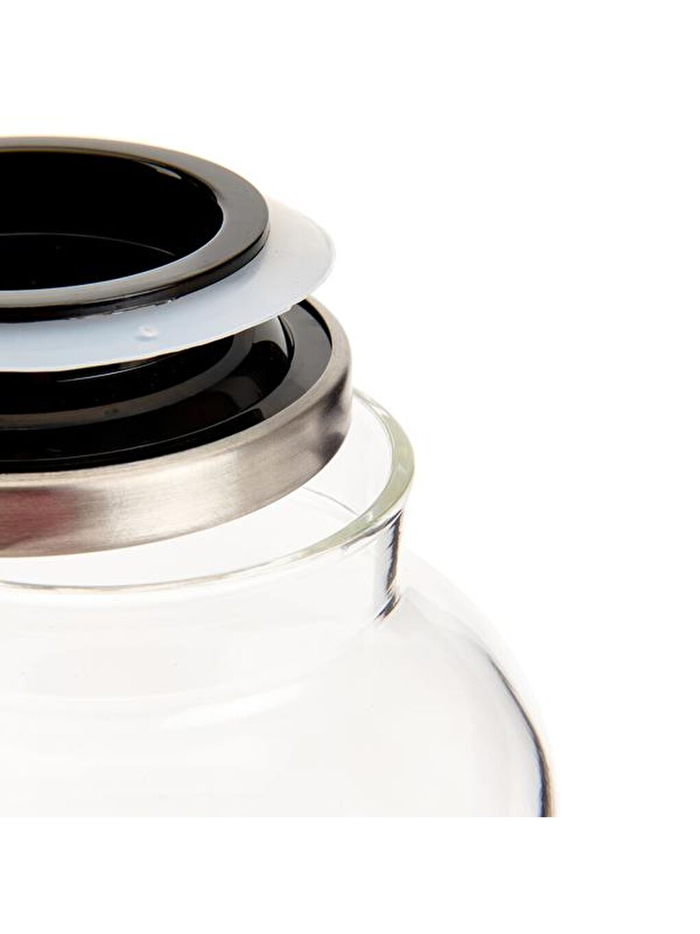 Renksiz Borosilikat Cam Kavanoz - Şeffaf - 9x14 cm-1